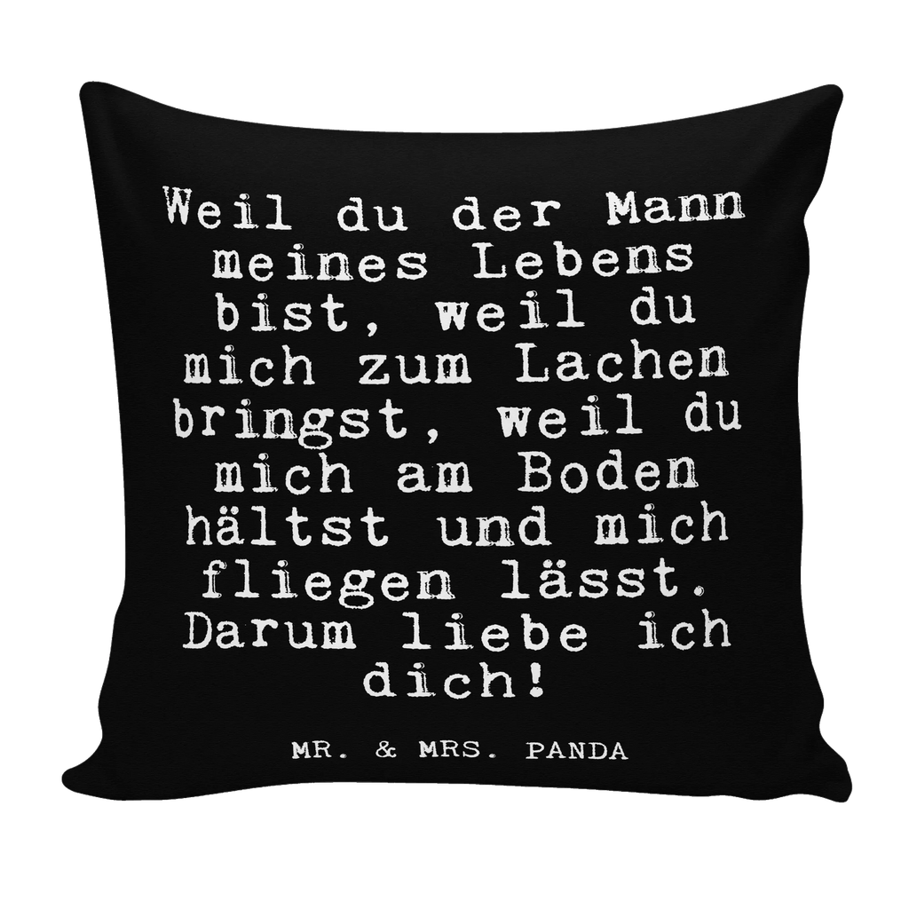 40x40 Kissen Weil du der Mann... Kissenhülle, Kopfkissen, Sofakissen, Dekokissen, Motivkissen, sofakissen, sitzkissen, Kissen, Kissenbezüge, Kissenbezug 40x40, Kissen 40x40, Kissenhülle 40x40, Zierkissen, Couchkissen, Dekokissen Sofa, Sofakissen 40x40, Dekokissen 40x40, Kopfkissen 40x40, Kissen 40x40 Waschbar, Spruch, Sprüche, lustige Sprüche, Weisheiten, Zitate, Spruch Geschenke, Glizer Spruch Sprüche Weisheiten Zitate Lustig Weisheit Worte