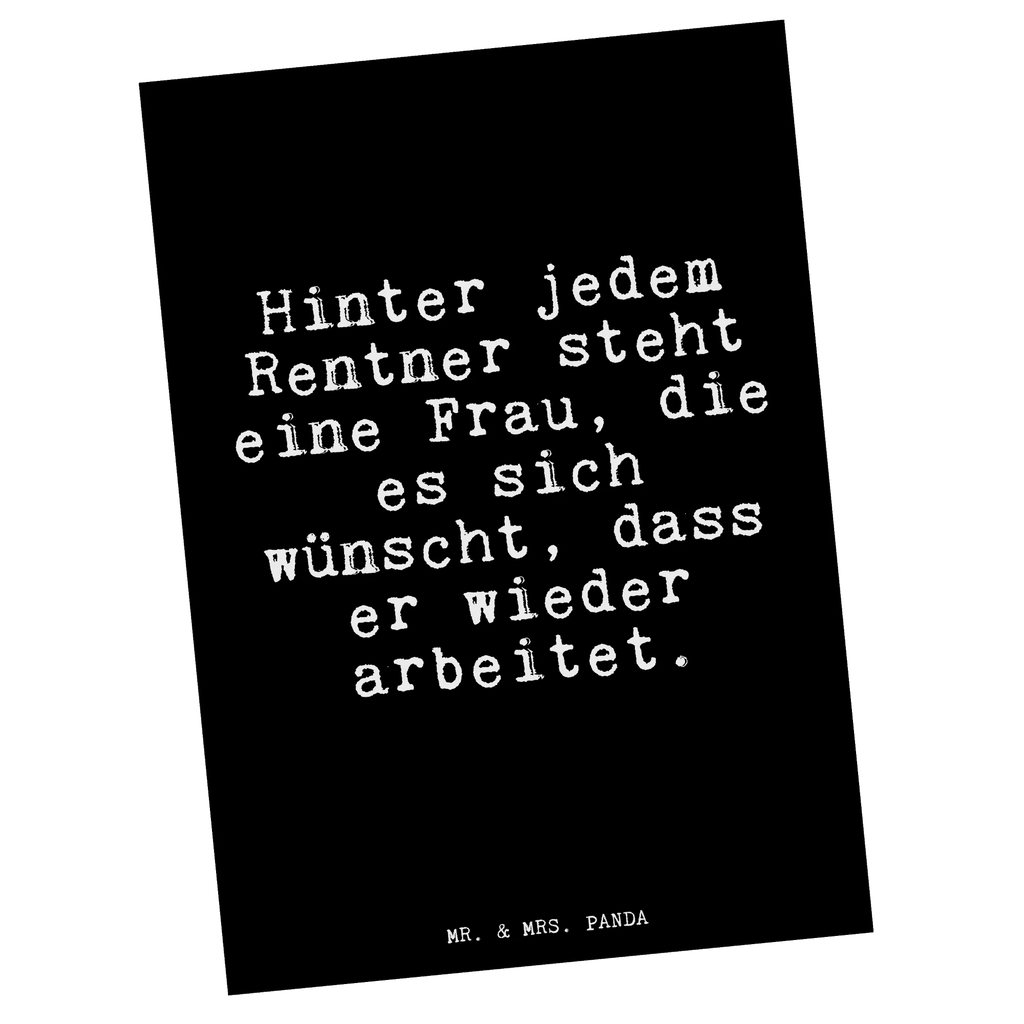 Postkarte Hinter jedem Rentner steht... Postkarte, Karte, Geschenkkarte, Grußkarte, Einladung, Ansichtskarte, Geburtstagskarte, Einladungskarte, Dankeskarte, Ansichtskarten, Einladung Geburtstag, Einladungskarten Geburtstag, Spruch, Sprüche, lustige Sprüche, Weisheiten, Zitate, Spruch Geschenke, Glizer Spruch Sprüche Weisheiten Zitate Lustig Weisheit Worte