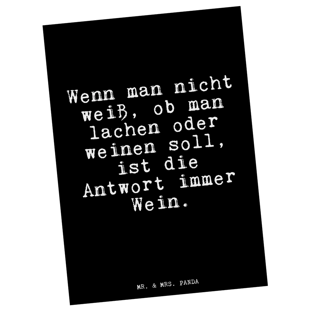 Postkarte Wenn man nicht weiß,... Postkarte, Karte, Geschenkkarte, Grußkarte, Einladung, Ansichtskarte, Geburtstagskarte, Einladungskarte, Dankeskarte, Ansichtskarten, Einladung Geburtstag, Einladungskarten Geburtstag, Spruch, Sprüche, lustige Sprüche, Weisheiten, Zitate, Spruch Geschenke, Glizer Spruch Sprüche Weisheiten Zitate Lustig Weisheit Worte