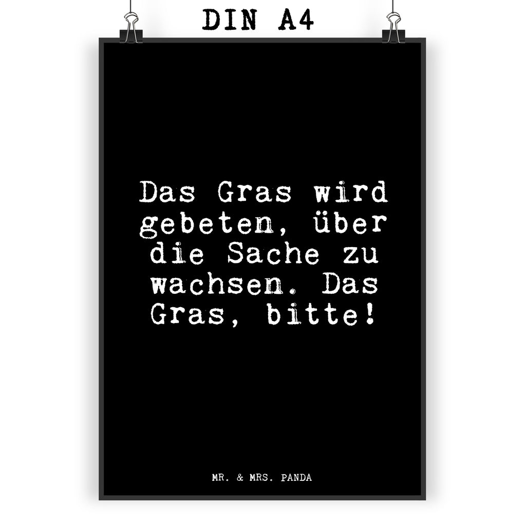 Poster Das Gras wird gebeten,... Poster, Wandposter, Bild, Wanddeko, Küchenposter, Kinderposter, Wanddeko Bild, Raumdekoration, Wanddekoration, Handgemaltes Poster, Mr. & Mrs. Panda Poster, Designposter, Kunstdruck, Posterdruck, Spruch, Sprüche, lustige Sprüche, Weisheiten, Zitate, Spruch Geschenke, Glizer Spruch Sprüche Weisheiten Zitate Lustig Weisheit Worte