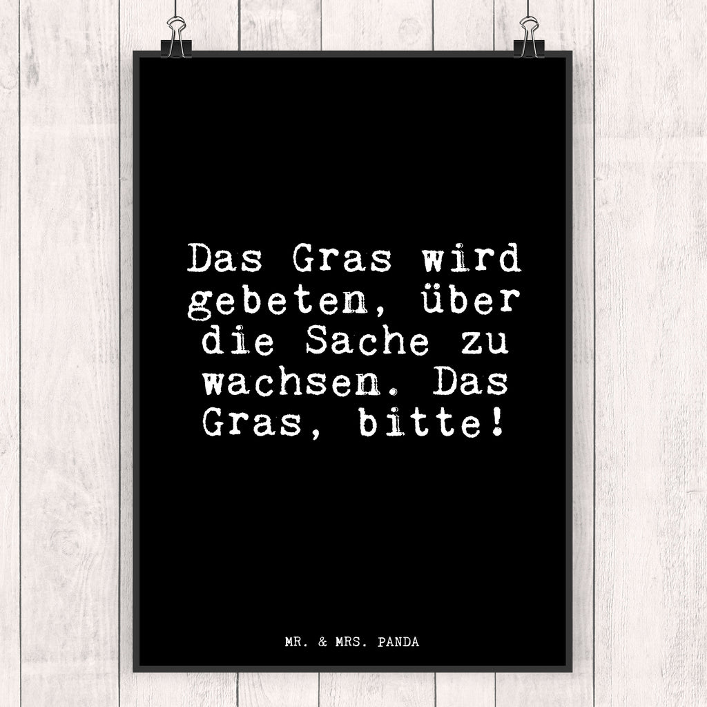 Poster Das Gras wird gebeten,... Poster, Wandposter, Bild, Wanddeko, Küchenposter, Kinderposter, Wanddeko Bild, Raumdekoration, Wanddekoration, Handgemaltes Poster, Mr. & Mrs. Panda Poster, Designposter, Kunstdruck, Posterdruck, Spruch, Sprüche, lustige Sprüche, Weisheiten, Zitate, Spruch Geschenke, Glizer Spruch Sprüche Weisheiten Zitate Lustig Weisheit Worte