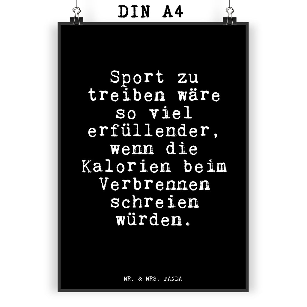 Poster Sport zu treiben wäre... Poster, Wandposter, Bild, Wanddeko, Küchenposter, Kinderposter, Wanddeko Bild, Raumdekoration, Wanddekoration, Handgemaltes Poster, Mr. & Mrs. Panda Poster, Designposter, Kunstdruck, Posterdruck, Spruch, Sprüche, lustige Sprüche, Weisheiten, Zitate, Spruch Geschenke, Glizer Spruch Sprüche Weisheiten Zitate Lustig Weisheit Worte