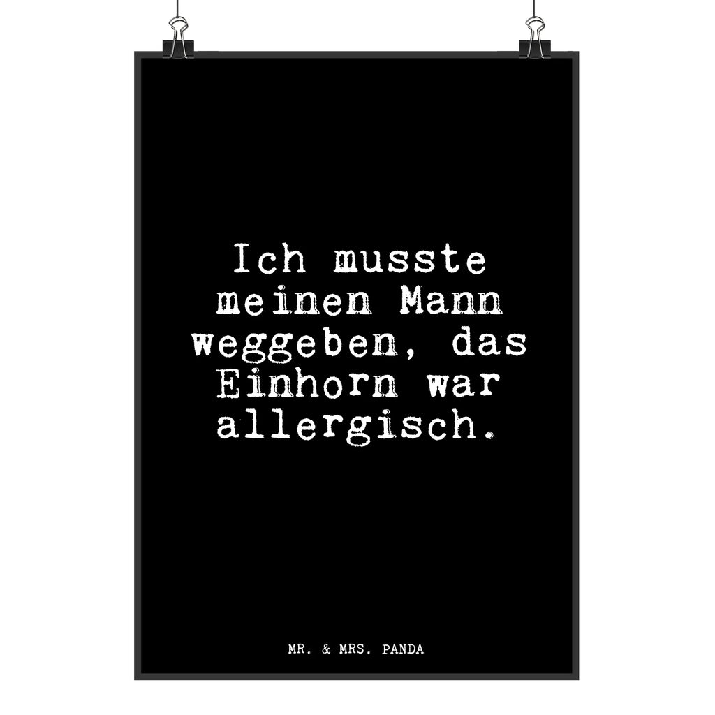 Poster Ich musste meinen Mann... Poster, Wandposter, Bild, Wanddeko, Küchenposter, Kinderposter, Wanddeko Bild, Raumdekoration, Wanddekoration, Handgemaltes Poster, Mr. & Mrs. Panda Poster, Designposter, Kunstdruck, Posterdruck, Spruch, Sprüche, lustige Sprüche, Weisheiten, Zitate, Spruch Geschenke, Glizer Spruch Sprüche Weisheiten Zitate Lustig Weisheit Worte