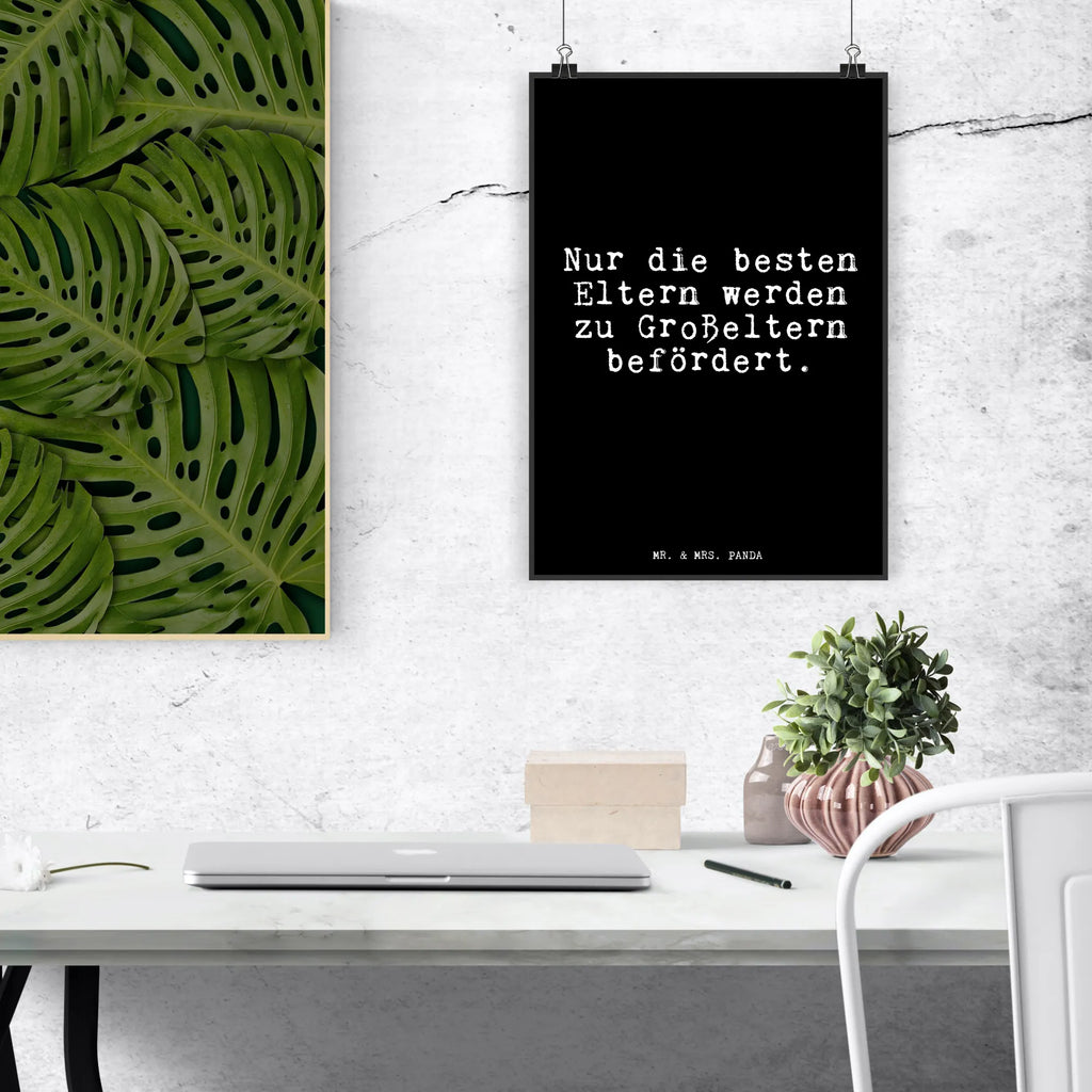 Poster Nur die besten Eltern... Poster, Wandposter, Bild, Wanddeko, Küchenposter, Kinderposter, Wanddeko Bild, Raumdekoration, Wanddekoration, Handgemaltes Poster, Mr. & Mrs. Panda Poster, Designposter, Kunstdruck, Posterdruck, Spruch, Sprüche, lustige Sprüche, Weisheiten, Zitate, Spruch Geschenke, Glizer Spruch Sprüche Weisheiten Zitate Lustig Weisheit Worte