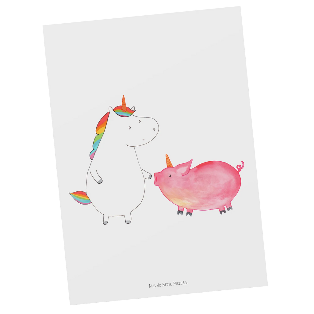 Postkarte Einhorn Schwein Postkarte, Karte, Geschenkkarte, Grußkarte, Einladung, Ansichtskarte, Geburtstagskarte, Einladungskarte, Dankeskarte, Ansichtskarten, Einladung Geburtstag, Einladungskarten Geburtstag, Einhorn, Einhörner, Einhorn Deko, Pegasus, Unicorn, Freundschaft, Schweinhorn, Schwein, Freundin, Schweinchen