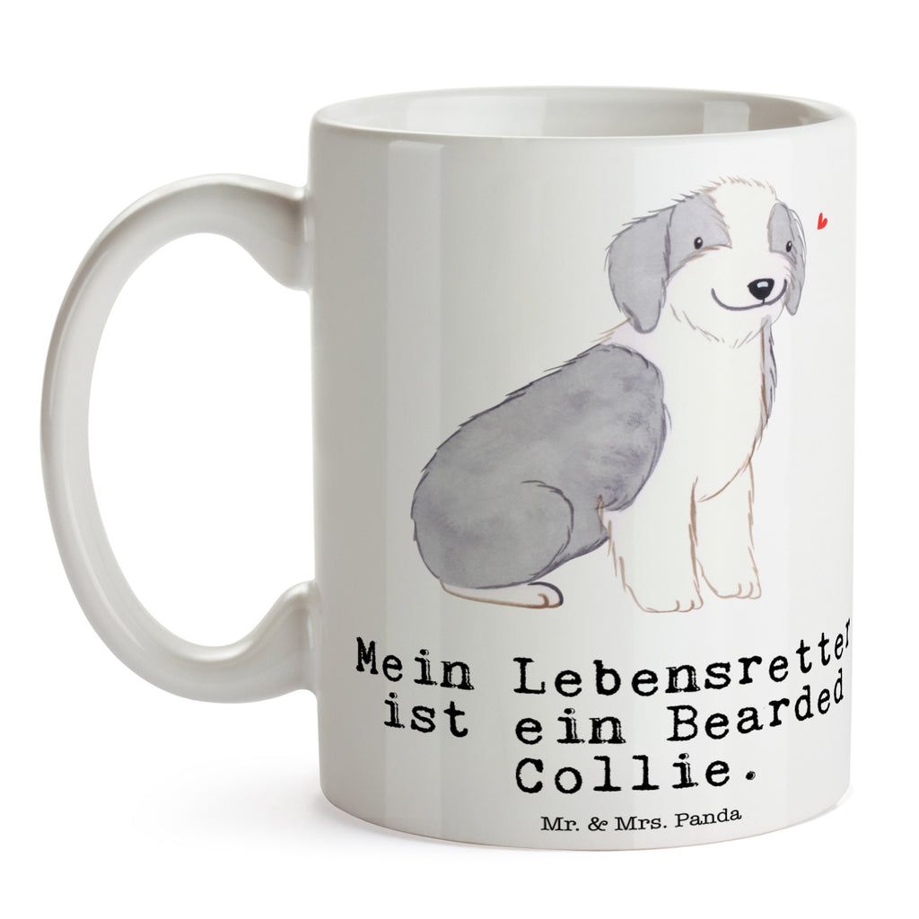 Tasse Bearded Collie Lebensretter Tasse, Kaffeetasse, Teetasse, Becher, Kaffeebecher, Teebecher, Keramiktasse, Porzellantasse, Büro Tasse, Geschenk Tasse, Tasse Sprüche, Tasse Motive, Kaffeetassen, Tasse bedrucken, Designer Tasse, Cappuccino Tassen, Schöne Teetassen, Hund, Hunderasse, Rassehund, Hundebesitzer, Geschenk, Tierfreund, Schenken, Welpe, Bearded Collie, britischer Hütehund