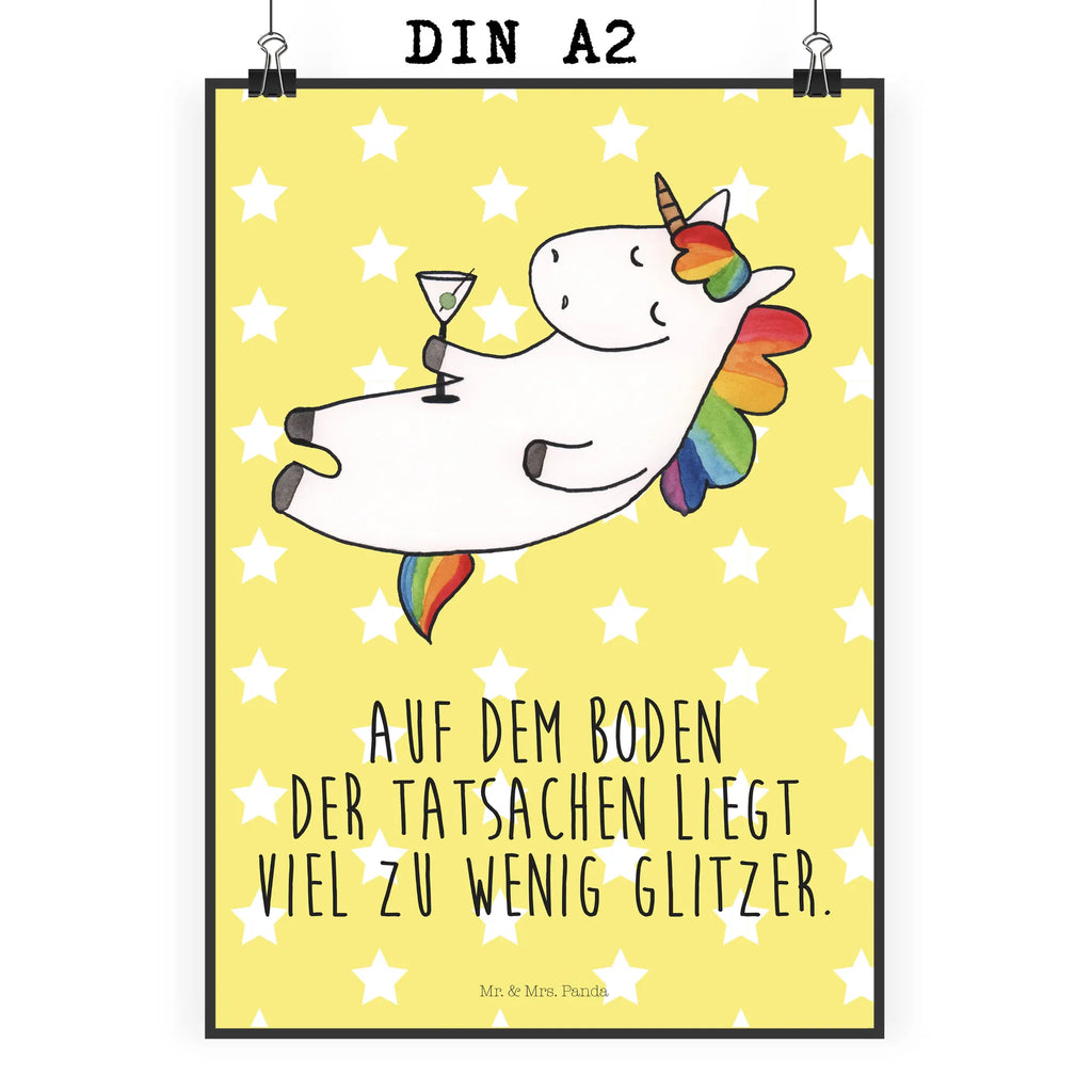 Poster Einhorn Cocktail Poster, Wandposter, Bild, Wanddeko, Küchenposter, Kinderposter, Wanddeko Bild, Raumdekoration, Wanddekoration, Handgemaltes Poster, Mr. & Mrs. Panda Poster, Designposter, Kunstdruck, Posterdruck, Einhorn, Einhörner, Einhorn Deko, Pegasus, Unicorn, Party, Spaß, Feiern, Caipirinha, Rum, Cuba Libre, Sekt, Freundin, Geburtstag, lustig, witzig, Spruch, Glitzer