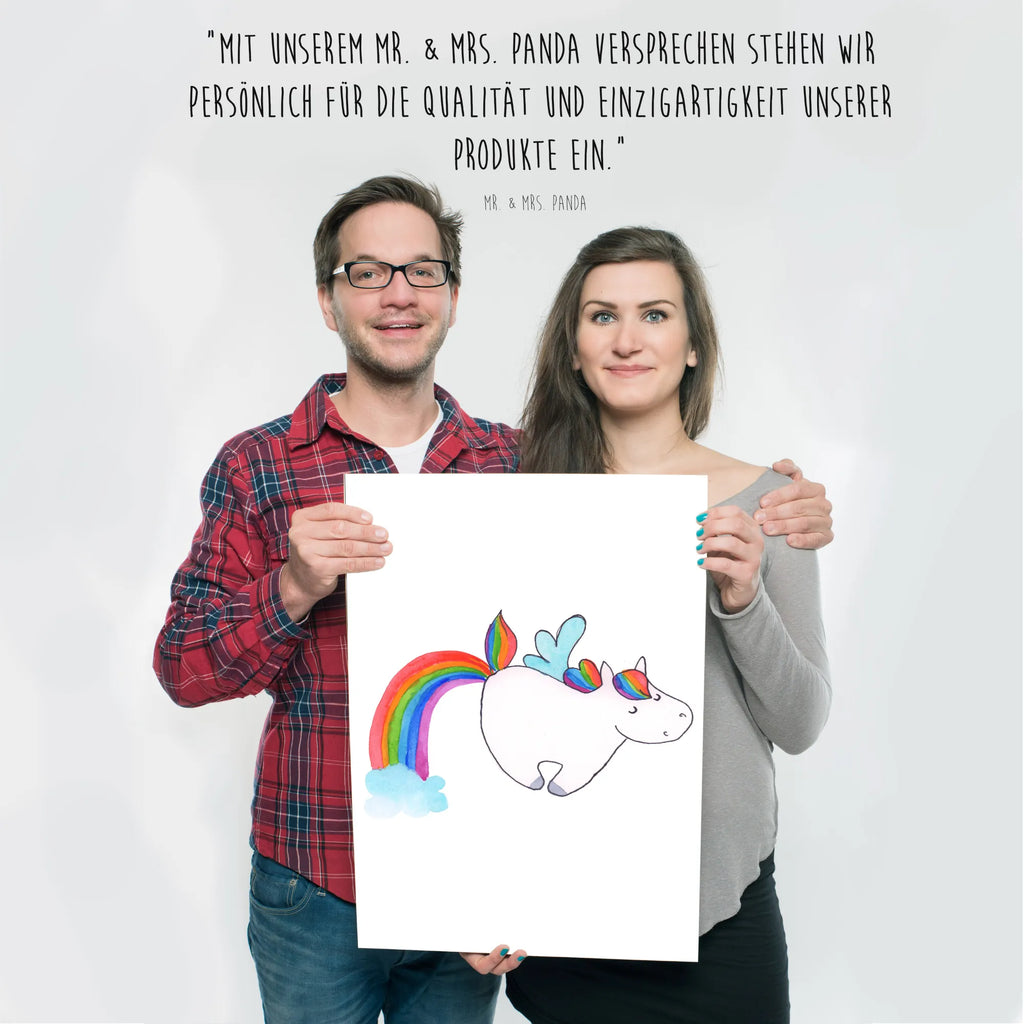 Poster Einhorn Fliegendes Pferd Poster, Wandposter, Bild, Wanddeko, Küchenposter, Kinderposter, Wanddeko Bild, Raumdekoration, Wanddekoration, Handgemaltes Poster, Mr. & Mrs. Panda Poster, Designposter, Kunstdruck, Posterdruck, Einhorn, Einhörner, Einhorn Deko, Unicorn, Regenbogen, Spielen, Realität, Glitzer, Erwachsenwerden