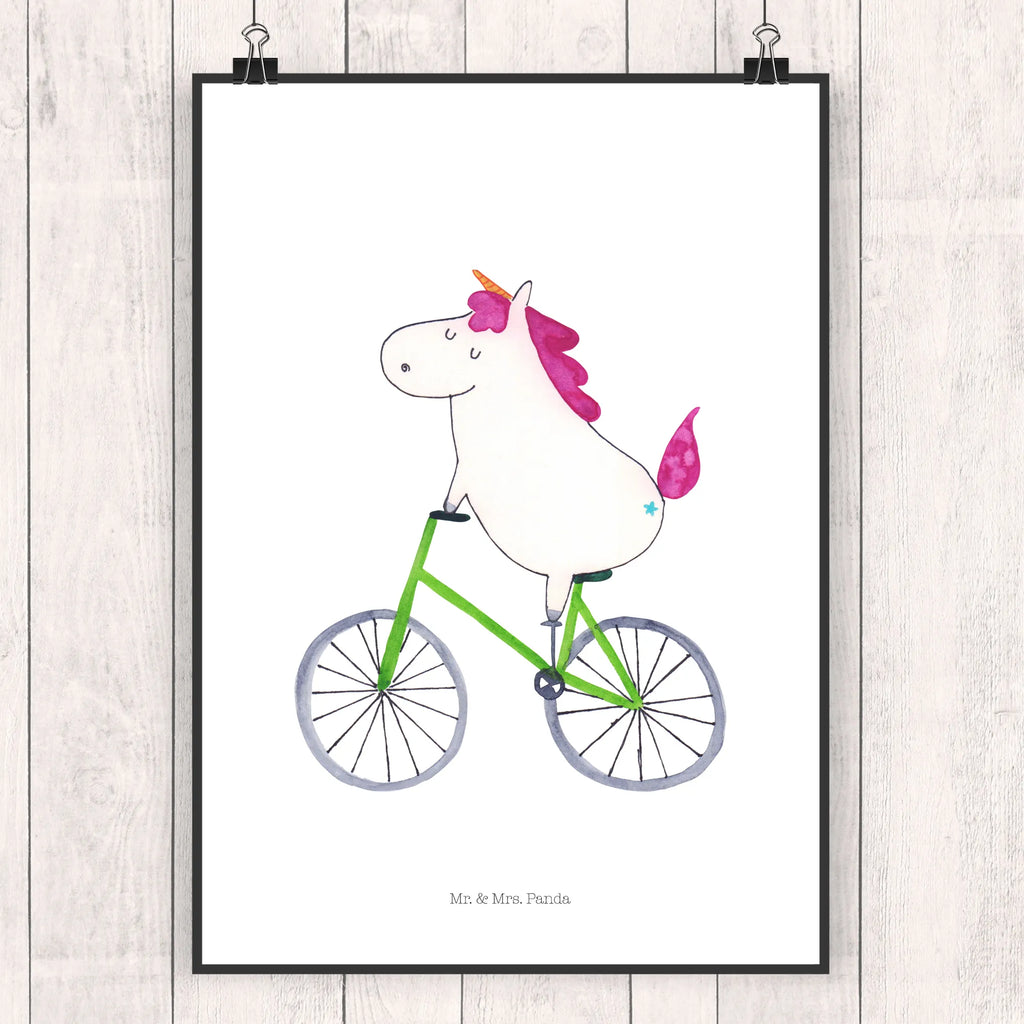 Poster Einhorn Radfahrer Poster, Wandposter, Bild, Wanddeko, Küchenposter, Kinderposter, Wanddeko Bild, Raumdekoration, Wanddekoration, Handgemaltes Poster, Mr. & Mrs. Panda Poster, Designposter, Kunstdruck, Posterdruck, Einhorn, Einhörner, Einhorn Deko, Unicorn, Radfahren, Radfahrer, Rad, Bike, Feenstaub, Konfetti, Luxusproblem, Kummer, Liebeskummer