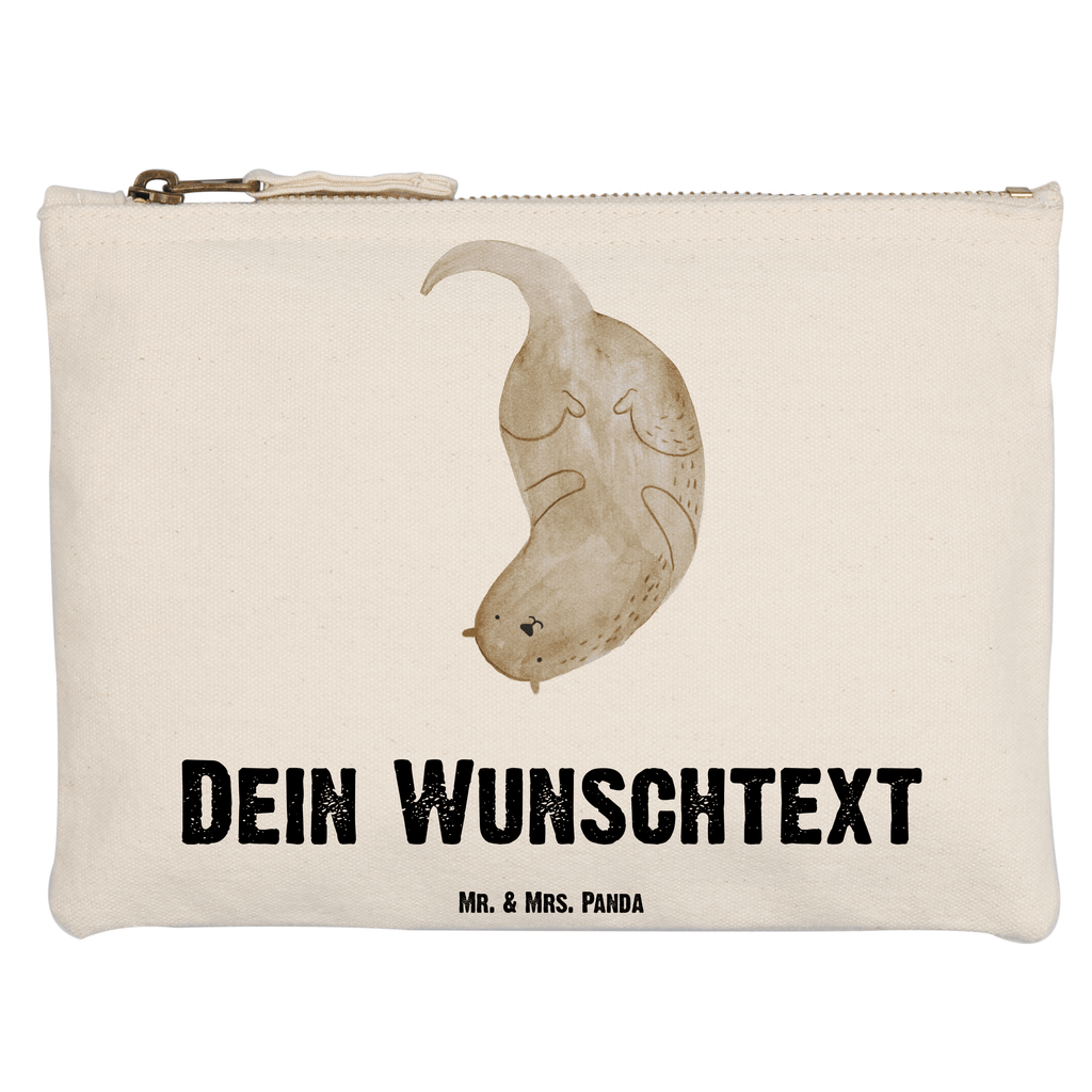 Personalisierte Schminktasche Otter kopfüber Personalisierte Schminktasche, Personalisierte Kosmetiktasche, Personalisierter Kosmetikbeutel, Personalisiertes Stiftemäppchen, Personalisiertes Etui, Personalisierte Federmappe, Personalisierte Makeup Bag, Personalisiertes Schminketui, Personalisiertes Kosmetiketui, Personalisiertes Schlamperetui, Schminktasche mit Namen, Kosmetiktasche mit Namen, Kosmetikbeutel mit Namen, Stiftemäppchen mit Namen, Etui mit Namen, Federmappe mit Namen, Makeup Bg mit Namen, Schminketui mit Namen, Kosmetiketui mit Namen, Schlamperetui mit Namen, Schminktasche personalisieren, Schminktasche bedrucken, Schminktasche selbst gestalten, Otter, Fischotter, Seeotter, Otter Seeotter See Otter