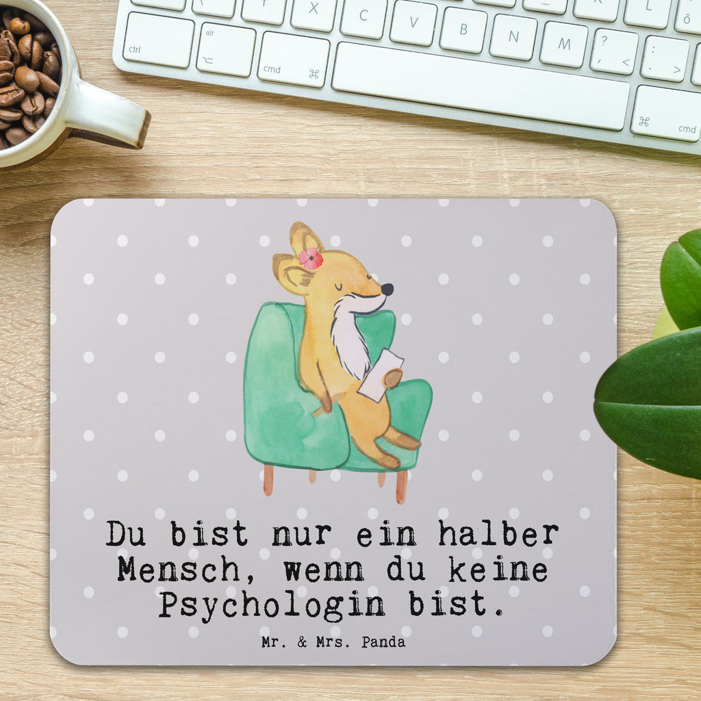 Mauspad Psychologin mit Herz Mousepad, Computer zubehör, Büroausstattung, PC Zubehör, Arbeitszimmer, Mauspad, Einzigartiges Mauspad, Designer Mauspad, Mausunterlage, Mauspad Büro, Beruf, Ausbildung, Jubiläum, Abschied, Rente, Kollege, Kollegin, Geschenk, Schenken, Arbeitskollege, Mitarbeiter, Firma, Danke, Dankeschön