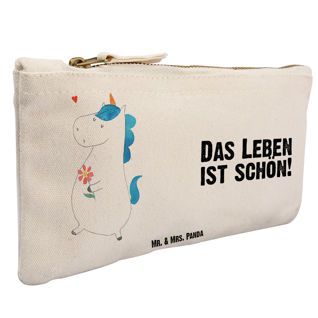 Schminktasche Einhorn Spaziergang Schminktasche, Kosmetiktasche, Kosmetikbeutel, Stiftemäppchen, Etui, Federmappe, Makeup, XXL, Schminketui, Kosmetiketui, Schlamperetui, Einhorn, Einhörner, Einhorn Deko, Pegasus, Unicorn, Glitzer, Blumen, Spaziergang, Motivation, Gute Laune, Freude, Freundin, Mutter, Schwester