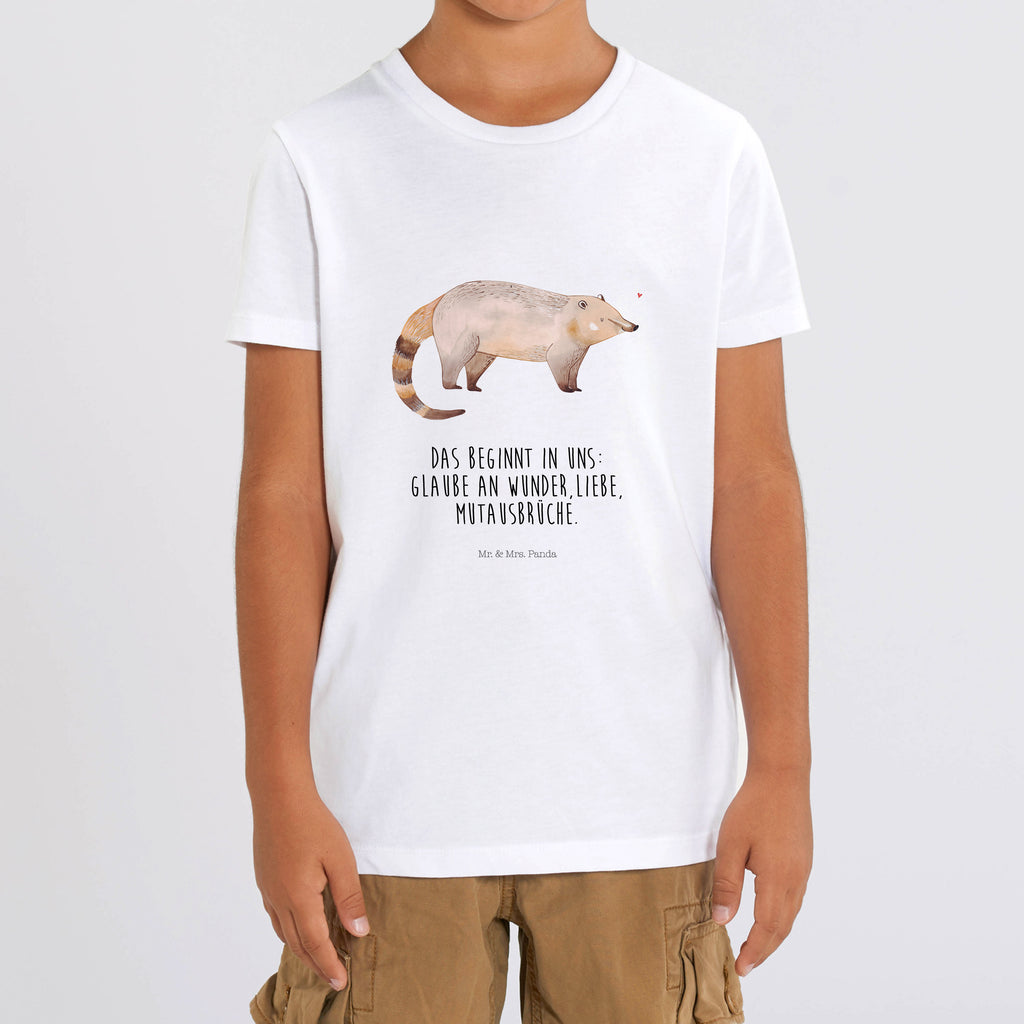 Organic Kinder T-Shirt Nasenbaer Kinder T-Shirt, Kinder T-Shirt Mädchen, Kinder T-Shirt Jungen, Tiermotive, Gute Laune, lustige Sprüche, Tiere, Nasenbär, Nasenbären, Rüsselbär, Bär