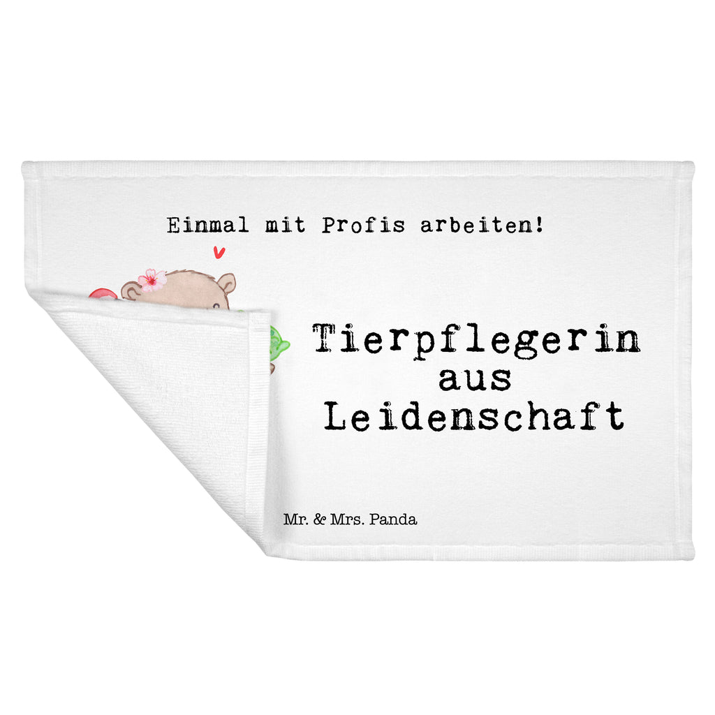 Handtuch Tierpflegerin aus Leidenschaft Gästetuch, Reisehandtuch, Sport Handtuch, Frottier, Kinder Handtuch, Beruf, Ausbildung, Jubiläum, Abschied, Rente, Kollege, Kollegin, Geschenk, Schenken, Arbeitskollege, Mitarbeiter, Firma, Danke, Dankeschön