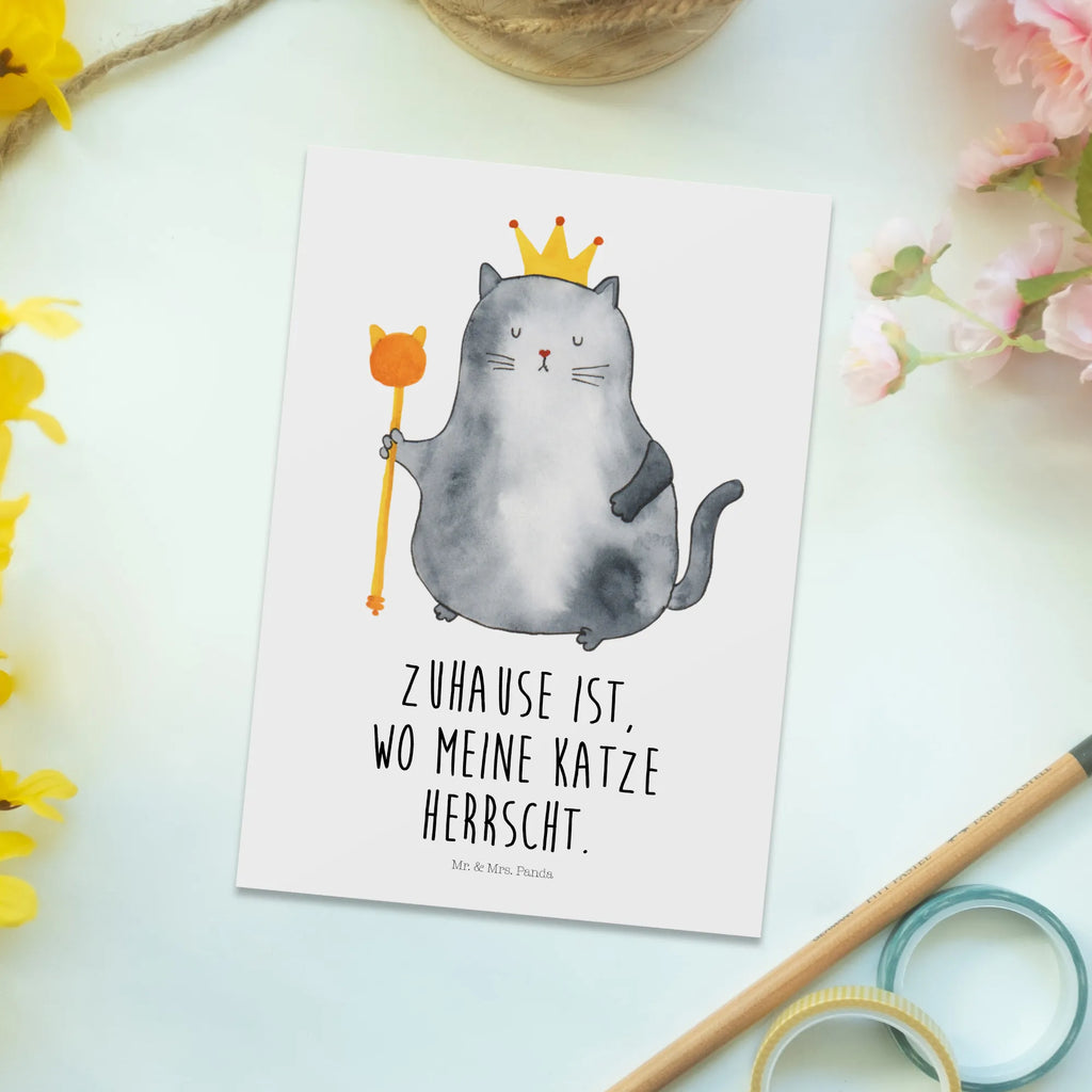 Postkarte Katze König Postkarte, Karte, Geschenkkarte, Grußkarte, Einladung, Ansichtskarte, Geburtstagskarte, Einladungskarte, Dankeskarte, Ansichtskarten, Einladung Geburtstag, Einladungskarten Geburtstag, Katze, Katzenmotiv, Katzenfan, Katzendeko, Katzenfreund, Katzenliebhaber, Katzenprodukte, Katzenartikel, Katzenaccessoires, Katzensouvenirs, Katzenliebhaberprodukte, Katzenmotive, Katzen, Kater, Mietze, Cat, Cats, Katzenhalter, Katzenbesitzerin, Haustier, König, Königin, Queen, Familie, Mietzhaus, Wohnung, erste eigenen Wohnung, Umzug, Einzug