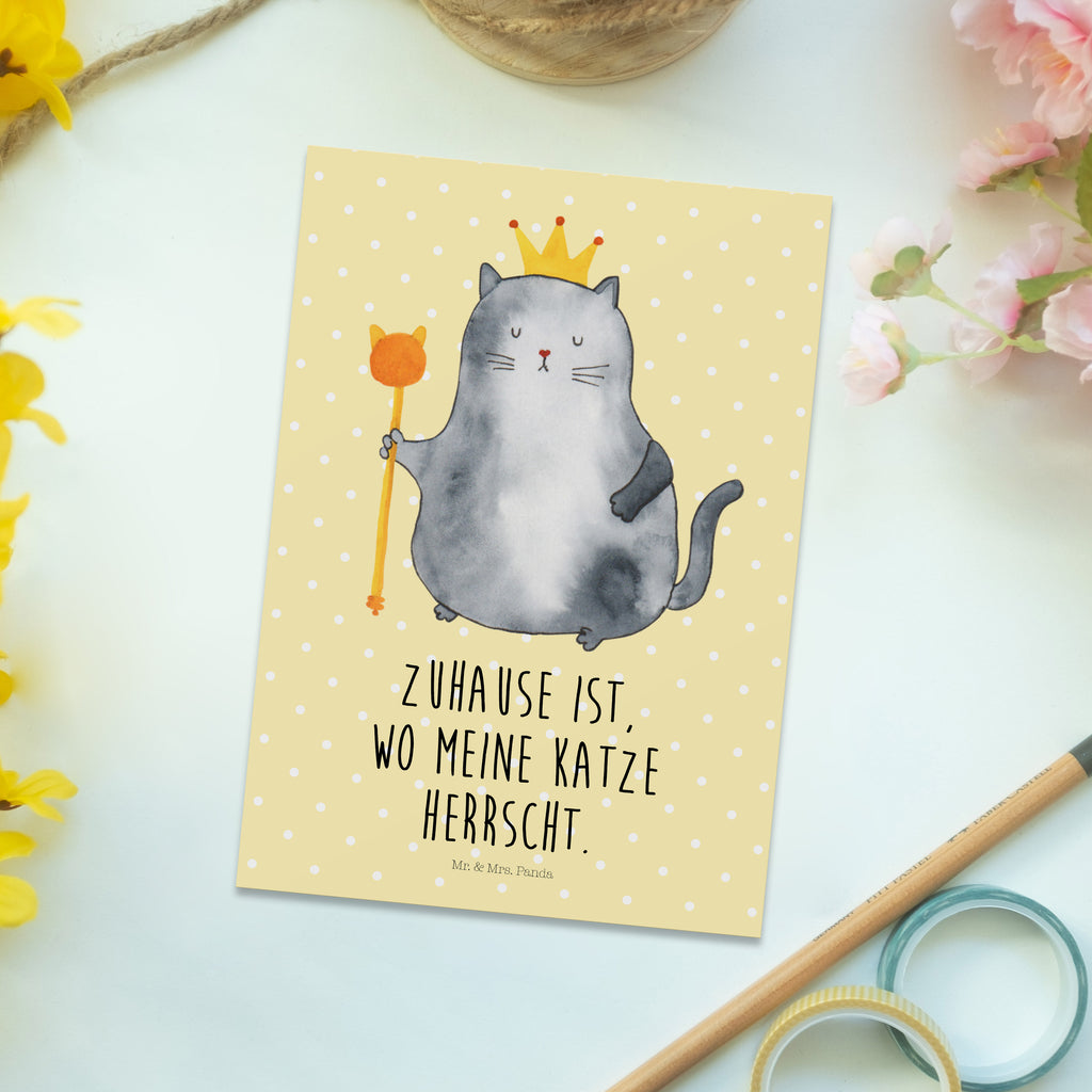 Postkarte Katze König Postkarte, Karte, Geschenkkarte, Grußkarte, Einladung, Ansichtskarte, Geburtstagskarte, Einladungskarte, Dankeskarte, Ansichtskarten, Einladung Geburtstag, Einladungskarten Geburtstag, Katze, Katzenmotiv, Katzenfan, Katzendeko, Katzenfreund, Katzenliebhaber, Katzenprodukte, Katzenartikel, Katzenaccessoires, Katzensouvenirs, Katzenliebhaberprodukte, Katzenmotive, Katzen, Kater, Mietze, Cat, Cats, Katzenhalter, Katzenbesitzerin, Haustier, König, Königin, Queen, Familie, Mietzhaus, Wohnung, erste eigenen Wohnung, Umzug, Einzug