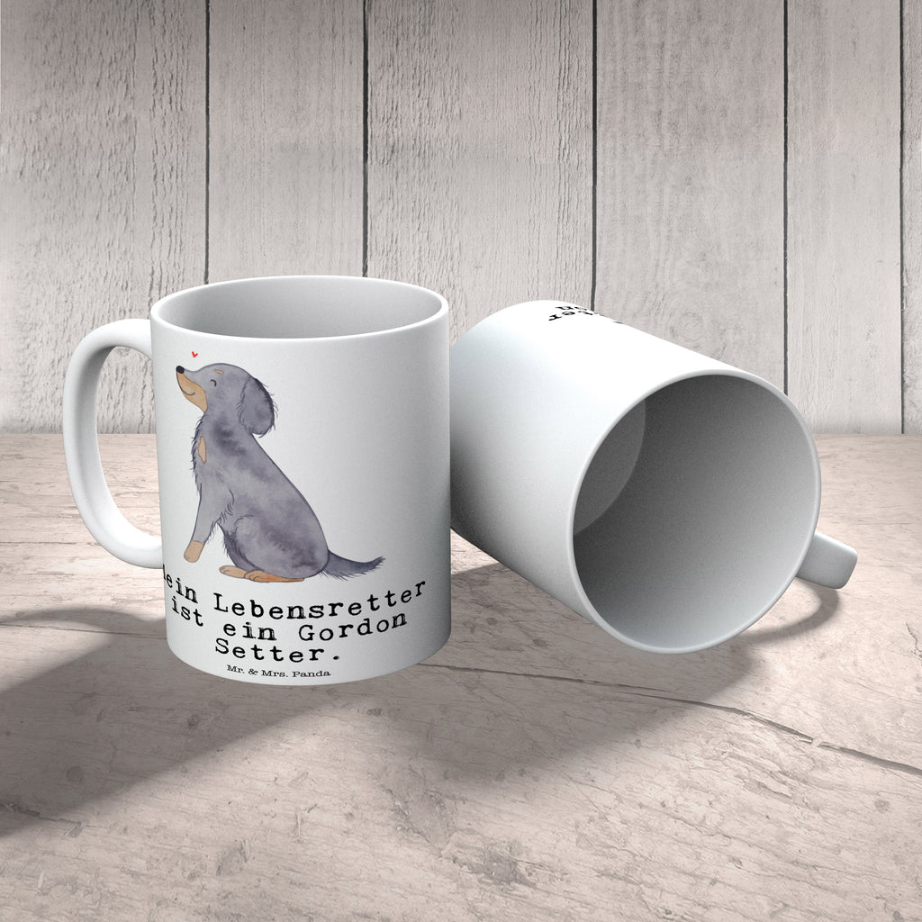 Tasse Gordon Setter Lebensretter Tasse, Kaffeetasse, Teetasse, Becher, Kaffeebecher, Teebecher, Keramiktasse, Porzellantasse, Büro Tasse, Geschenk Tasse, Tasse Sprüche, Tasse Motive, Kaffeetassen, Tasse bedrucken, Designer Tasse, Cappuccino Tassen, Schöne Teetassen, Hund, Hunderasse, Rassehund, Hundebesitzer, Geschenk, Tierfreund, Schenken, Welpe, Gordon Shetter, Jagdhund