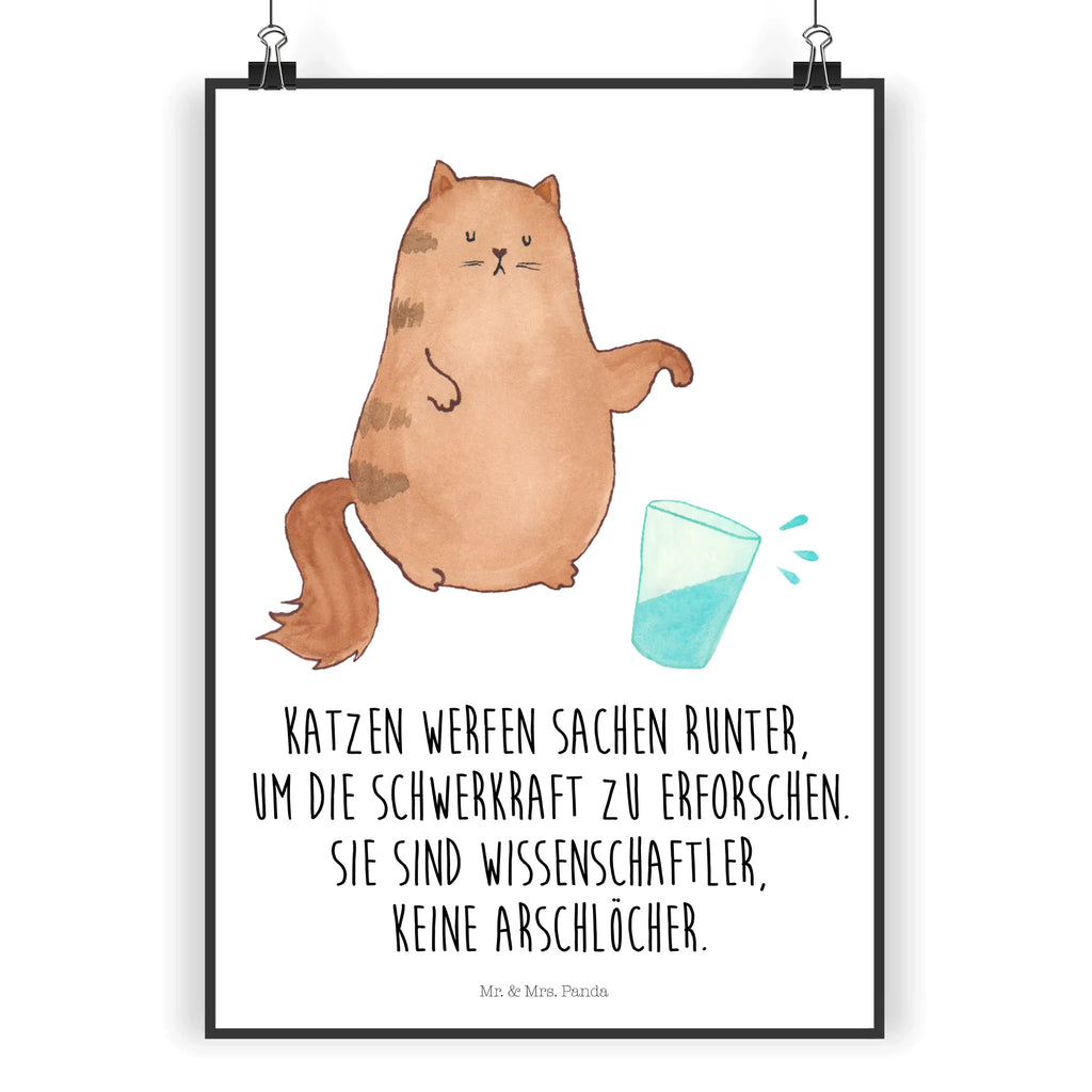 Poster Katze Wasserglas Poster, Wandposter, Bild, Wanddeko, Küchenposter, Kinderposter, Wanddeko Bild, Raumdekoration, Wanddekoration, Handgemaltes Poster, Mr. & Mrs. Panda Poster, Designposter, Kunstdruck, Posterdruck, Katze, Katzenmotiv, Katzenfan, Katzendeko, Katzenfreund, Katzenliebhaber, Katzenprodukte, Katzenartikel, Katzenaccessoires, Katzensouvenirs, Katzenliebhaberprodukte, Katzenmotive, Katzen, Kater, Mietze, Cat, Cats, Katzenhalter, Katzenbesitzerin, Haustier, Wasser, Glas