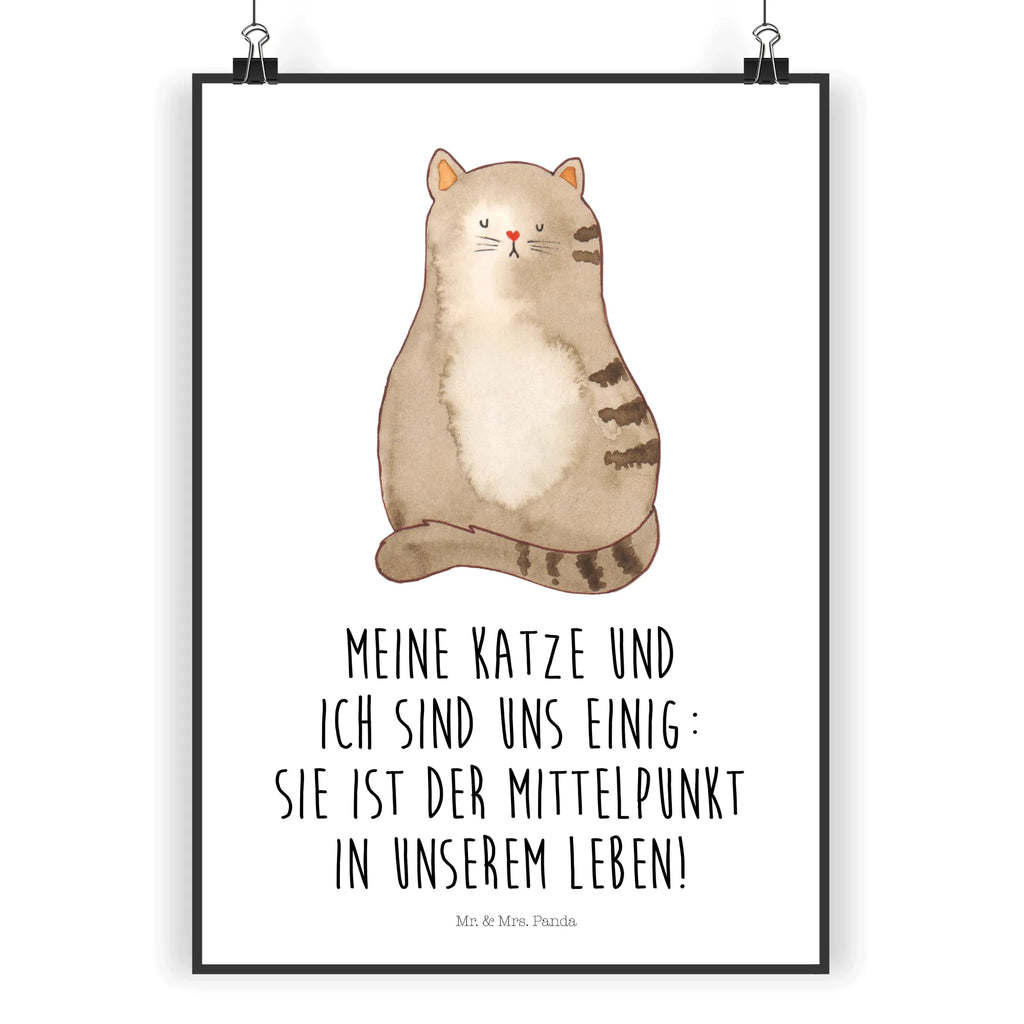 Poster Katze Sitzen Poster, Wandposter, Bild, Wanddeko, Küchenposter, Kinderposter, Wanddeko Bild, Raumdekoration, Wanddekoration, Handgemaltes Poster, Mr. & Mrs. Panda Poster, Designposter, Kunstdruck, Posterdruck, Katze, Katzenmotiv, Katzenfan, Katzendeko, Katzenfreund, Katzenliebhaber, Katzenprodukte, Katzenartikel, Katzenaccessoires, Katzensouvenirs, Katzenliebhaberprodukte, Katzenmotive, Katzen, Kater, Mietze, Cat, Cats, Katzenhalter, Katzenbesitzerin, Haustier, Katzenliebe, Lebensinhalt, Liebe, Mittelpunkt, Familie