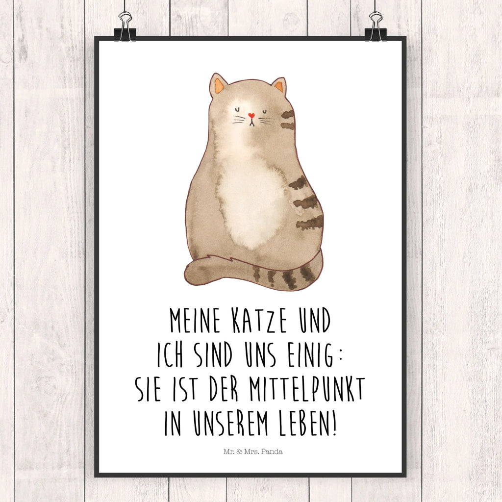 Poster Katze Sitzen Poster, Wandposter, Bild, Wanddeko, Küchenposter, Kinderposter, Wanddeko Bild, Raumdekoration, Wanddekoration, Handgemaltes Poster, Mr. & Mrs. Panda Poster, Designposter, Kunstdruck, Posterdruck, Katze, Katzenmotiv, Katzenfan, Katzendeko, Katzenfreund, Katzenliebhaber, Katzenprodukte, Katzenartikel, Katzenaccessoires, Katzensouvenirs, Katzenliebhaberprodukte, Katzenmotive, Katzen, Kater, Mietze, Cat, Cats, Katzenhalter, Katzenbesitzerin, Haustier, Katzenliebe, Lebensinhalt, Liebe, Mittelpunkt, Familie