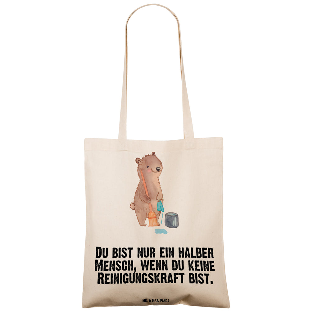 Tragetasche Reinigungskraft mit Herz Beuteltasche, Beutel, Einkaufstasche, Jutebeutel, Stoffbeutel, Tasche, Shopper, Umhängetasche, Strandtasche, Schultertasche, Stofftasche, Tragetasche, Badetasche, Jutetasche, Einkaufstüte, Laptoptasche, Beruf, Ausbildung, Jubiläum, Abschied, Rente, Kollege, Kollegin, Geschenk, Schenken, Arbeitskollege, Mitarbeiter, Firma, Danke, Dankeschön