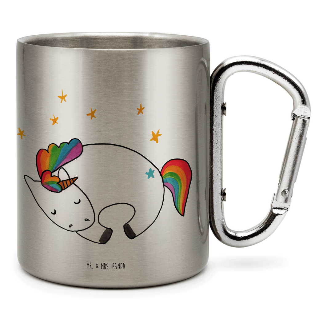 Edelstahlbecher Einhorn Nacht Edelstahltasse, Karabiner, Edelstahlbecher, Outdoor, Camping, Tasse, Becher, Einhorn, Einhörner, Einhorn Deko, Pegasus, Unicorn, Träume, Traum, unicorn, Realität, Menschen, Geschenk, Ruhe, Freundin