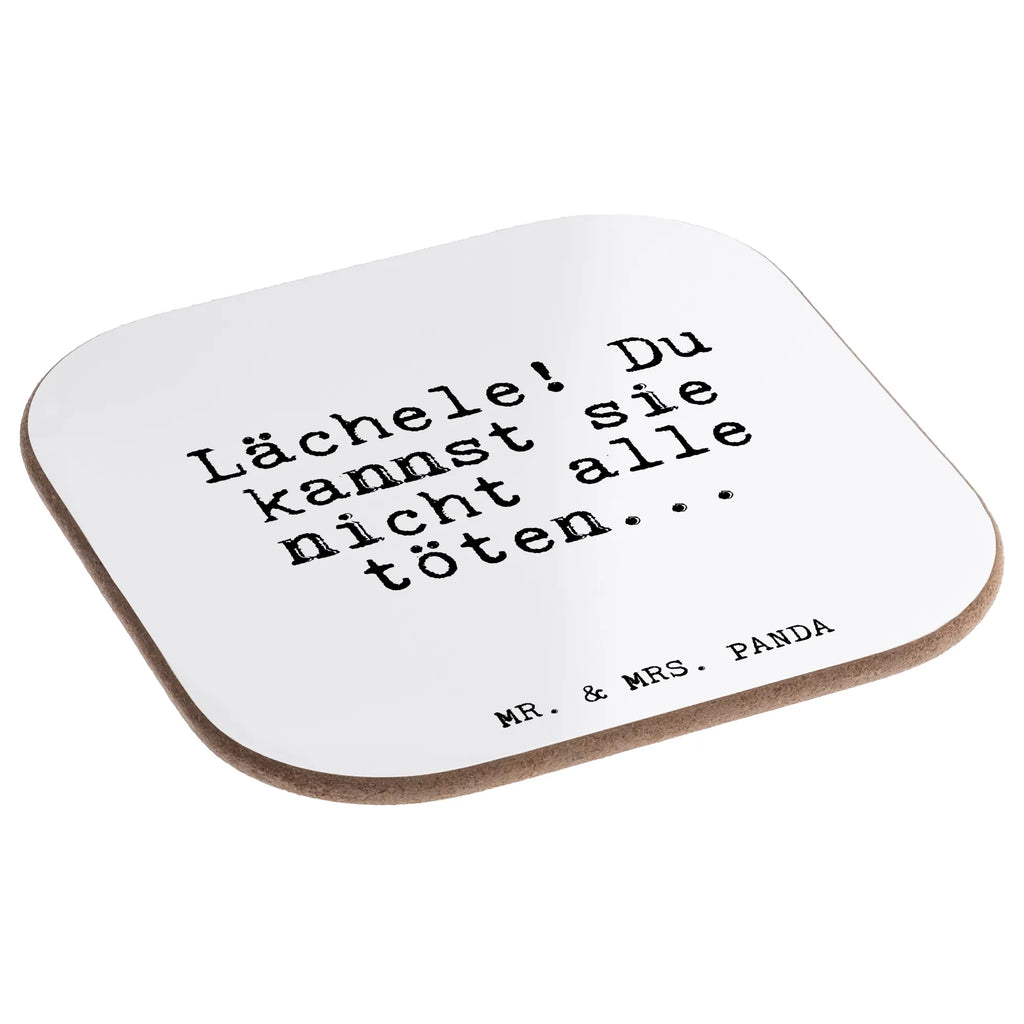 Quadratische Untersetzer Fun Talk Lächele! Du kannst sie nicht alle töten... Untersetzer, Bierdeckel, Glasuntersetzer, Untersetzer Gläser, Getränkeuntersetzer, Untersetzer aus Holz, Untersetzer für Gläser, Korkuntersetzer, Untersetzer Holz, Holzuntersetzer, Tassen Untersetzer, Untersetzer Design, Spruch, Sprüche, lustige Sprüche, Weisheiten, Zitate, Spruch Geschenke, Glizer Spruch Sprüche Weisheiten Zitate Lustig Weisheit Worte