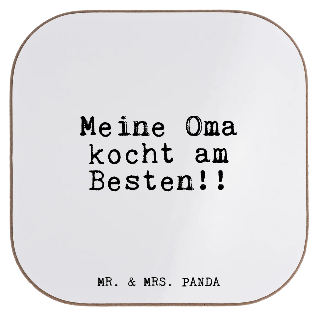 Quadratische Untersetzer Fun Talk Meine Oma kocht am Besten!! Untersetzer, Bierdeckel, Glasuntersetzer, Untersetzer Gläser, Getränkeuntersetzer, Untersetzer aus Holz, Untersetzer für Gläser, Korkuntersetzer, Untersetzer Holz, Holzuntersetzer, Tassen Untersetzer, Untersetzer Design, Spruch, Sprüche, lustige Sprüche, Weisheiten, Zitate, Spruch Geschenke, Glizer Spruch Sprüche Weisheiten Zitate Lustig Weisheit Worte