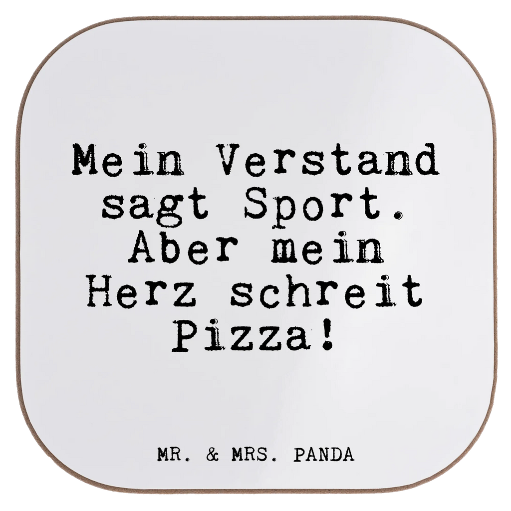 Quadratische Untersetzer Fun Talk Mein Verstand sagt Sport. Aber mein Herz schreit Pizza! Untersetzer, Bierdeckel, Glasuntersetzer, Untersetzer Gläser, Getränkeuntersetzer, Untersetzer aus Holz, Untersetzer für Gläser, Korkuntersetzer, Untersetzer Holz, Holzuntersetzer, Tassen Untersetzer, Untersetzer Design, Spruch, Sprüche, lustige Sprüche, Weisheiten, Zitate, Spruch Geschenke, Glizer Spruch Sprüche Weisheiten Zitate Lustig Weisheit Worte