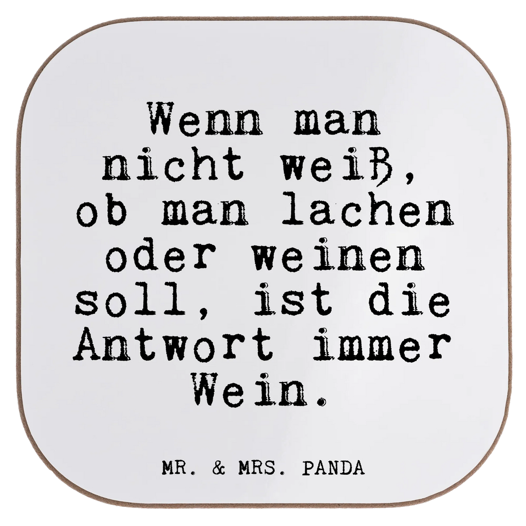 Quadratische Untersetzer Fun Talk Wenn man nicht weiß, ob man lachen oder weinen soll, ist die Antwort immer Wein. Untersetzer, Bierdeckel, Glasuntersetzer, Untersetzer Gläser, Getränkeuntersetzer, Untersetzer aus Holz, Untersetzer für Gläser, Korkuntersetzer, Untersetzer Holz, Holzuntersetzer, Tassen Untersetzer, Untersetzer Design, Spruch, Sprüche, lustige Sprüche, Weisheiten, Zitate, Spruch Geschenke, Glizer Spruch Sprüche Weisheiten Zitate Lustig Weisheit Worte