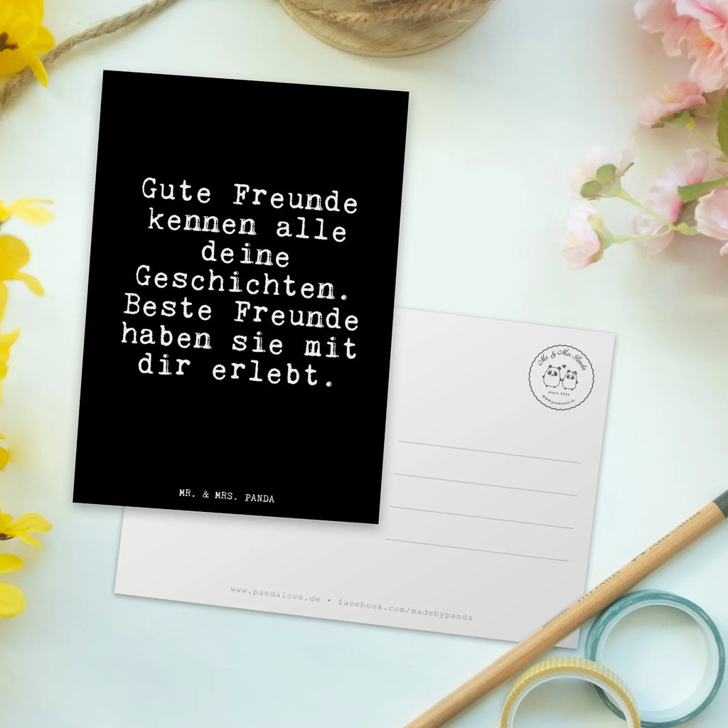 Postkarte Gute Freunde kennen alle... Postkarte, Karte, Geschenkkarte, Grußkarte, Einladung, Ansichtskarte, Geburtstagskarte, Einladungskarte, Dankeskarte, Ansichtskarten, Einladung Geburtstag, Einladungskarten Geburtstag, Spruch, Sprüche, lustige Sprüche, Weisheiten, Zitate, Spruch Geschenke, Glizer Spruch Sprüche Weisheiten Zitate Lustig Weisheit Worte