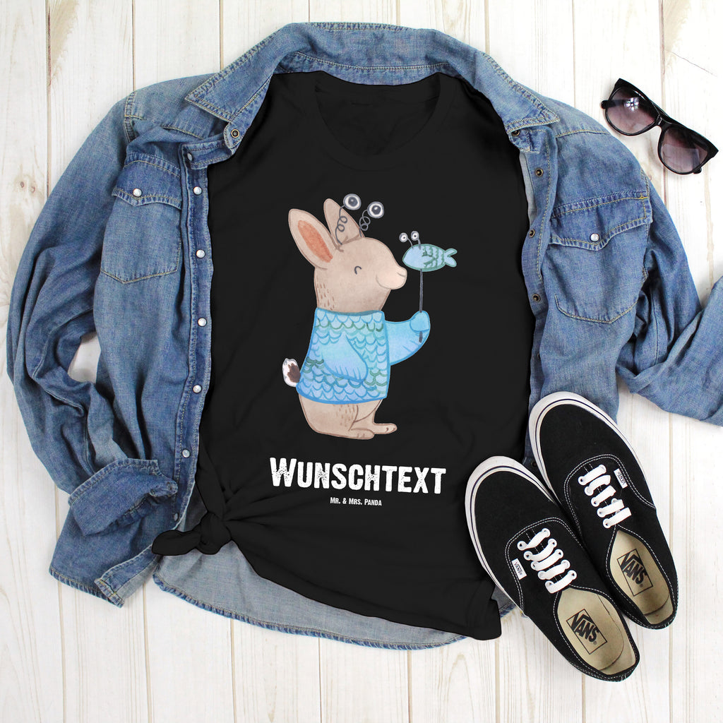 Personalisiertes T-Shirt Fische Astrologie T-Shirt Personalisiert, T-Shirt mit Namen, T-Shirt mit Aufruck, Männer, Frauen, Wunschtext, Bedrucken, Tierkreiszeichen, Sternzeichen, Horoskop, Astrologie, Aszendent, Fischer, Geburtstagsgeschenk, Geschenkidee zum Geburtstag