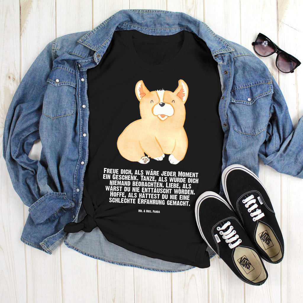 T-Shirt Standard Corgie T-Shirt, Shirt, Tshirt, Lustiges T-Shirt, T-Shirt mit Spruch, Party, Junggesellenabschied, Jubiläum, Geburstag, Herrn, Damen, Männer, Frauen, Schlafshirt, Nachthemd, Sprüche, Hund, Hundemotiv, Haustier, Hunderasse, Tierliebhaber, Hundebesitzer, Corgie, Welsh Corgie Pembroke, britisch, Motivation, Spruch, Hundespruch, Lebensfreude