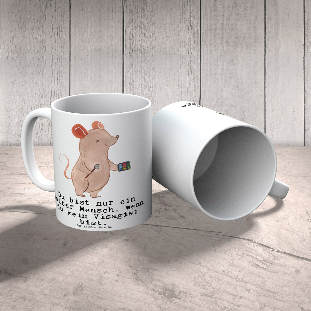 Tasse Visagist mit Herz Tasse, Kaffeetasse, Teetasse, Becher, Kaffeebecher, Teebecher, Keramiktasse, Porzellantasse, Büro Tasse, Geschenk Tasse, Tasse Sprüche, Tasse Motive, Kaffeetassen, Tasse bedrucken, Designer Tasse, Cappuccino Tassen, Schöne Teetassen, Beruf, Ausbildung, Jubiläum, Abschied, Rente, Kollege, Kollegin, Geschenk, Schenken, Arbeitskollege, Mitarbeiter, Firma, Danke, Dankeschön, Kosmetiker, Make Up Artist, Maskenbildner, Visagist, Beauty Salon, Kosmetikstudio, Eröffnung