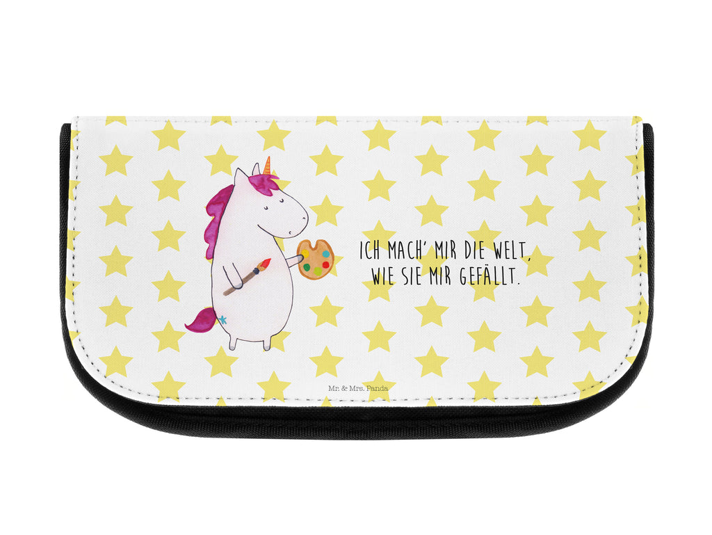 Kosmetiktasche Einhorn Künstler Kosmetikbeutel, Kulturtasche, Kulturbeutel, Schminktasche, Make-Up Tasche, Kosmetiktasche, Beauty Bag, Kosmetiktasche Damen, Make Up Tasche, Kosmetik Tasche, Kosmetiktasche Klein, Kleine Kosmetiktasche, Schminktasche Klein, Kosmetiktasche Mit Fächern, Schminktäschen, Schminke Tasche, Kosmetiktaschen Damen, Beauty Case, Schmink Täschchen, Einhorn, Einhörner, Einhorn Deko, Pegasus, Unicorn, Englisch, Künstler, Artist, Malen, Zeichnen, Welt, Farbe, Stift, Pinsel, Geschenk, Maler