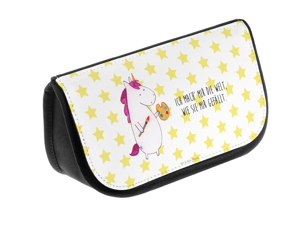 Kosmetiktasche Einhorn Künstler Kosmetikbeutel, Kulturtasche, Kulturbeutel, Schminktasche, Make-Up Tasche, Kosmetiktasche, Beauty Bag, Kosmetiktasche Damen, Make Up Tasche, Kosmetik Tasche, Kosmetiktasche Klein, Kleine Kosmetiktasche, Schminktasche Klein, Kosmetiktasche Mit Fächern, Schminktäschen, Schminke Tasche, Kosmetiktaschen Damen, Beauty Case, Schmink Täschchen, Einhorn, Einhörner, Einhorn Deko, Pegasus, Unicorn, Englisch, Künstler, Artist, Malen, Zeichnen, Welt, Farbe, Stift, Pinsel, Geschenk, Maler