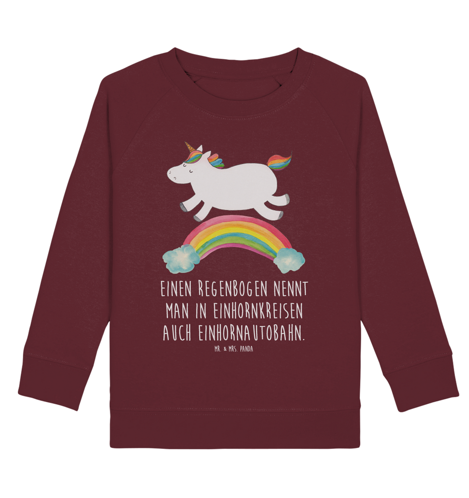 Organic Kinder Pullover Einhorn Regenbogen Kinder Pullover, Kinder Sweatshirt, Jungen, Mädchen, Einhorn, Einhörner, Einhorn Deko, Pegasus, Unicorn, Regenbogen, Glitzer, Einhornpower, Erwachsenwerden, Einhornautobahn