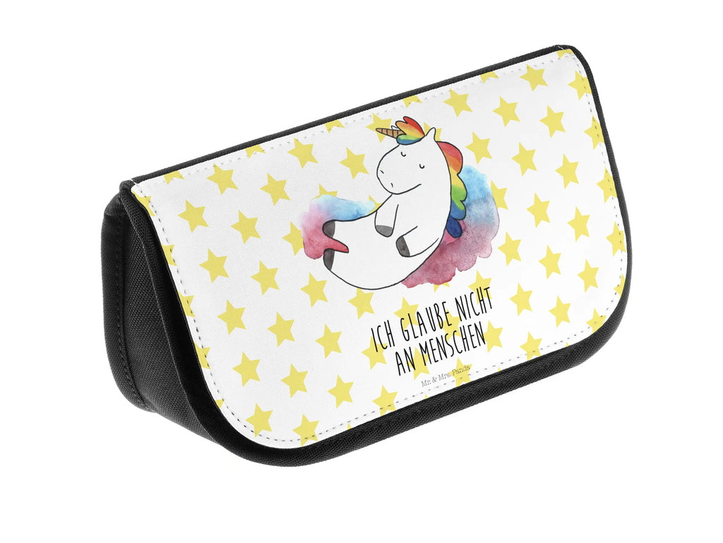 Kosmetiktasche Einhorn Wolke 7 Kosmetikbeutel, Kulturtasche, Kulturbeutel, Schminktasche, Make-Up Tasche, Kosmetiktasche, Beauty Bag, Kosmetiktasche Damen, Make Up Tasche, Kosmetik Tasche, Kosmetiktasche Klein, Kleine Kosmetiktasche, Schminktasche Klein, Kosmetiktasche Mit Fächern, Schminktäschen, Schminke Tasche, Kosmetiktaschen Damen, Beauty Case, Schmink Täschchen, Einhorn, Einhörner, Einhorn Deko, Pegasus, Unicorn, verliebt, Menschen, witzig, lustig, Geschenk, Glaube, Realität, Lächeln