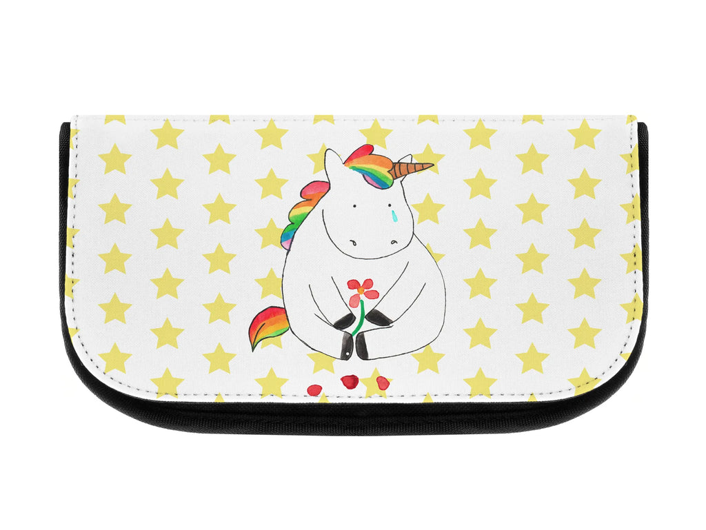 Kosmetiktasche Einhorn Traurig Kosmetikbeutel, Kulturtasche, Kulturbeutel, Schminktasche, Make-Up Tasche, Kosmetiktasche, Beauty Bag, Kosmetiktasche Damen, Make Up Tasche, Kosmetik Tasche, Kosmetiktasche Klein, Kleine Kosmetiktasche, Schminktasche Klein, Kosmetiktasche Mit Fächern, Schminktäschen, Schminke Tasche, Kosmetiktaschen Damen, Beauty Case, Schmink Täschchen, Einhorn, Einhörner, Einhorn Deko, Pegasus, Unicorn, Glitzer, Trösten. Freundschaft, Freunde, Liebe, Trauer, Grußkarte, Blume