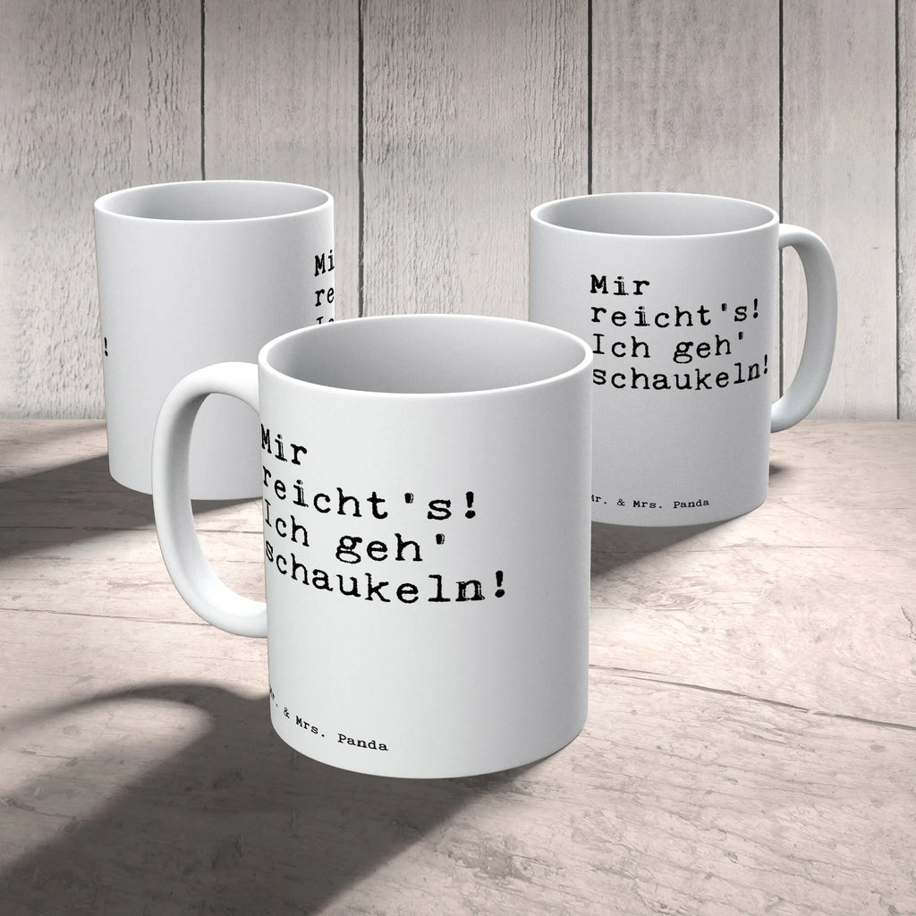 Tasse Mir reicht's! Ich geh'... Tasse, Kaffeetasse, Teetasse, Becher, Kaffeebecher, Teebecher, Keramiktasse, Porzellantasse, Büro Tasse, Geschenk Tasse, Tasse Sprüche, Tasse Motive, Kaffeetassen, Tasse bedrucken, Designer Tasse, Cappuccino Tassen, Schöne Teetassen, Spruch, Sprüche, lustige Sprüche, Weisheiten, Zitate, Spruch Geschenke, Spruch Sprüche Weisheiten Zitate Lustig Weisheit Worte