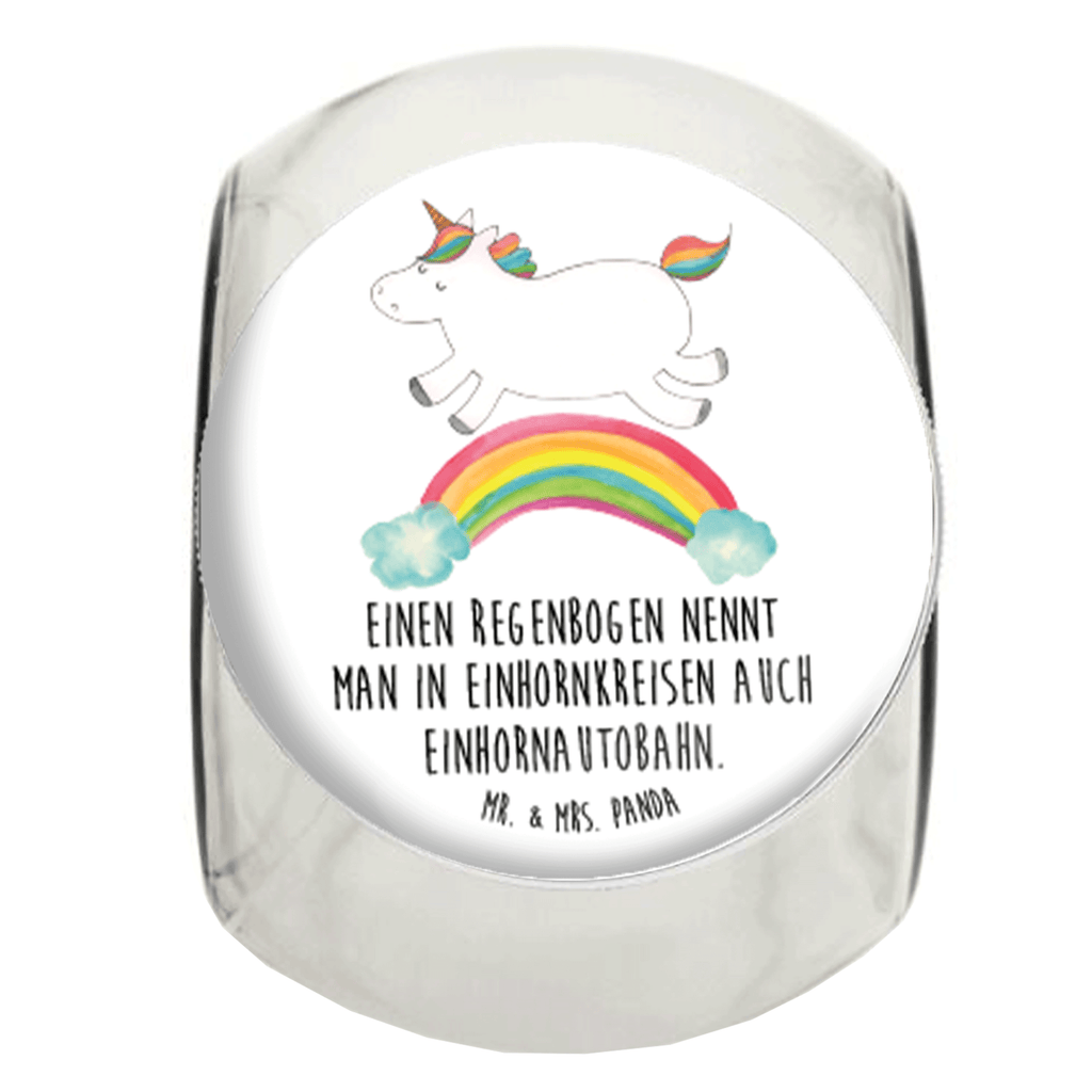 Bonbonglas Einhorn Regenbogen Vorratsdose, Vorratsbehälter, Süßigkeitenglas, Süßigkeitendose, Kaffeedose, Müslidose, Teedose, Keksbehälter, Keksedose, Glasdose, Glasbälter, Vorratsglas, Küchenbehälter, Aufbewahrungsdose, Aufbewahungsglas, Gewürzdose, Küchenorganizer, Snackdose, Einhorn, Einhörner, Einhorn Deko, Pegasus, Unicorn, Regenbogen, Glitzer, Einhornpower, Erwachsenwerden, Einhornautobahn