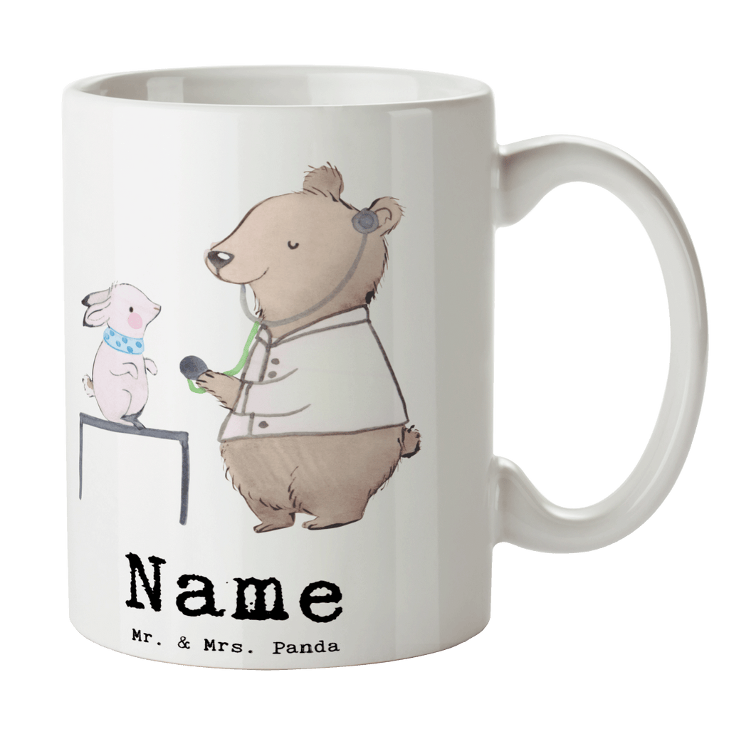 Personalisierte Tasse Tierarzt mit Herz Personalisierte Tasse, Namenstasse, Wunschname, Personalisiert, Tasse, Namen, Drucken, Tasse mit Namen, Beruf, Ausbildung, Jubiläum, Abschied, Rente, Kollege, Kollegin, Geschenk, Schenken, Arbeitskollege, Mitarbeiter, Firma, Danke, Dankeschön