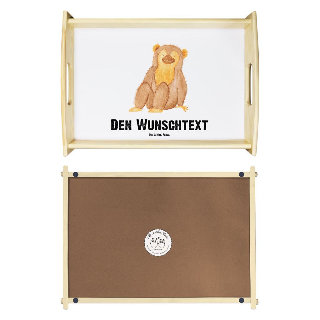 Personalisiertes Serviertablett Affe Personalisiertes Serviertablett, Personalisiertes Tablett, Personalisiertes Holztablett, Personalisiertes Küchentablett, Personalisiertes Dekotablett, Personalisiertes Frühstückstablett, Serviertablett mit Namen, Tablett mit Namen, Afrika, Wildtiere, Affe, Äffchen, Affen, Selbstliebe, Respekt, Motivation, Selbstachtung, Liebe, Selbstbewusstsein, Selfcare