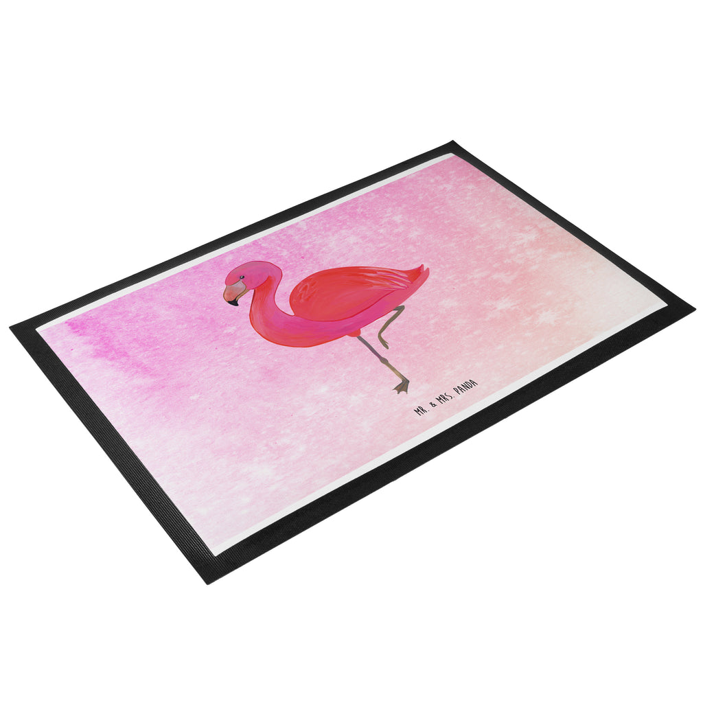 Fußmatte Flamingo classic Türvorleger, Schmutzmatte, Fußabtreter, Matte, Schmutzfänger, Fußabstreifer, Schmutzfangmatte, Türmatte, Motivfußmatte, Haustürmatte, Vorleger, Flamingo, Einzigartig, Selbstliebe, Stolz, ich, für mich, Spruch, Freundin, Freundinnen, Außenseiter, Sohn, Tochter, Geschwister