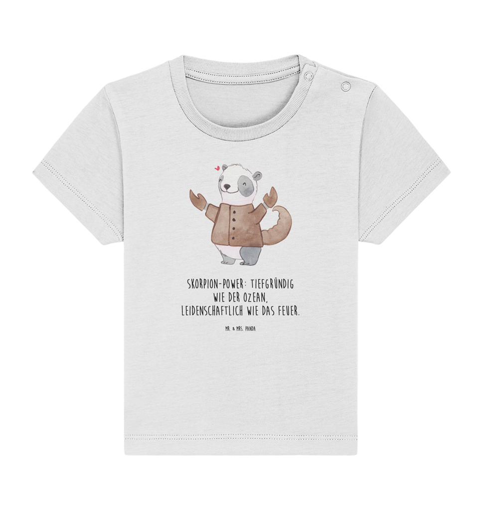 Organic Baby Shirt Skorpion Astrologie Baby T-Shirt, Jungen Baby T-Shirt, Mädchen Baby T-Shirt, Shirt, Tierkreiszeichen, Sternzeichen, Horoskop, Astrologie, Aszendent, Skorpion, Geburtstagsgeschenk, Geschenk