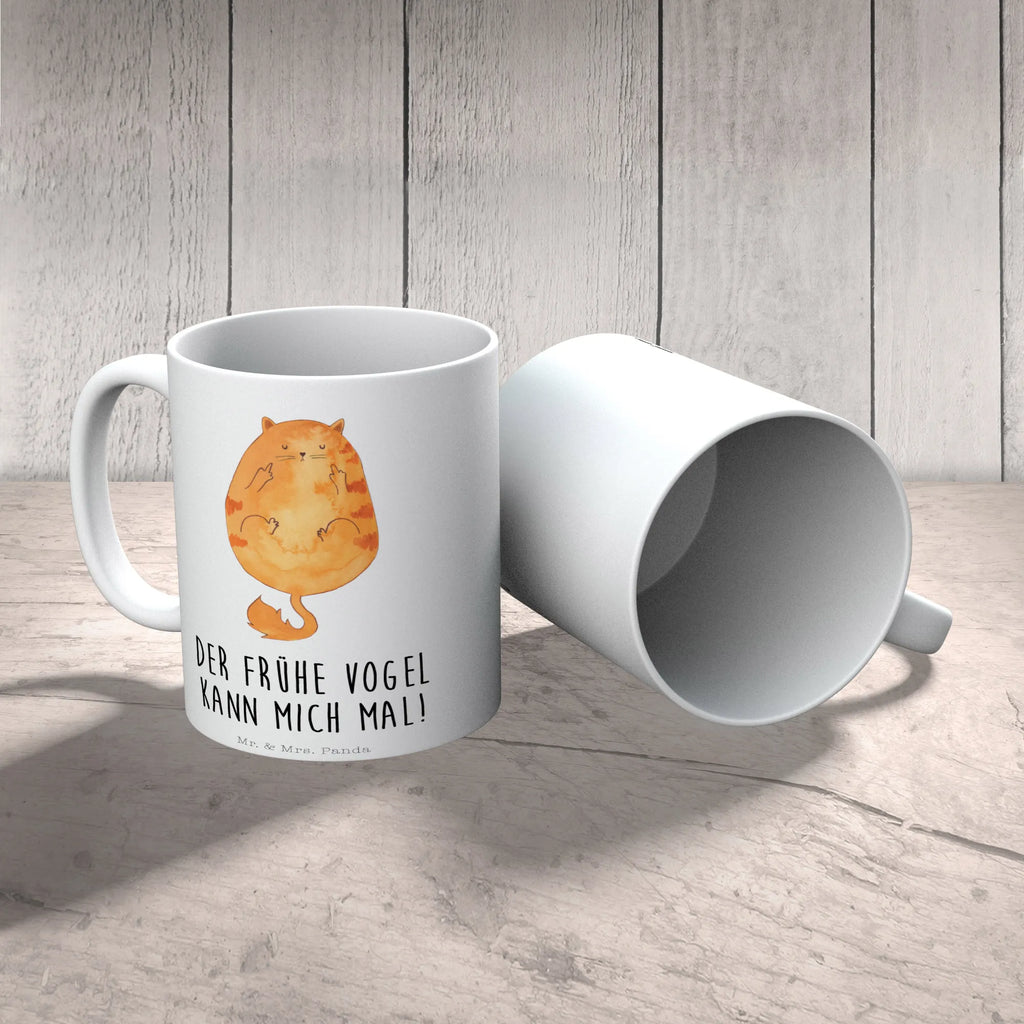 Tasse Katze Frühaufsteher Tasse, Kaffeetasse, Teetasse, Becher, Kaffeebecher, Teebecher, Keramiktasse, Porzellantasse, Büro Tasse, Geschenk Tasse, Tasse Sprüche, Tasse Motive, Kaffeetassen, Tasse bedrucken, Designer Tasse, Cappuccino Tassen, Schöne Teetassen, Katze, Katzenmotiv, Katzenfan, Katzendeko, Katzenfreund, Katzenliebhaber, Katzenprodukte, Katzenartikel, Katzenaccessoires, Katzensouvenirs, Katzenliebhaberprodukte, Katzenmotive, Der frühe Vogel kann mich mal, Morgenmuffel, Frühaufsteher, Kaffee, Katzen, Kater, Mietze