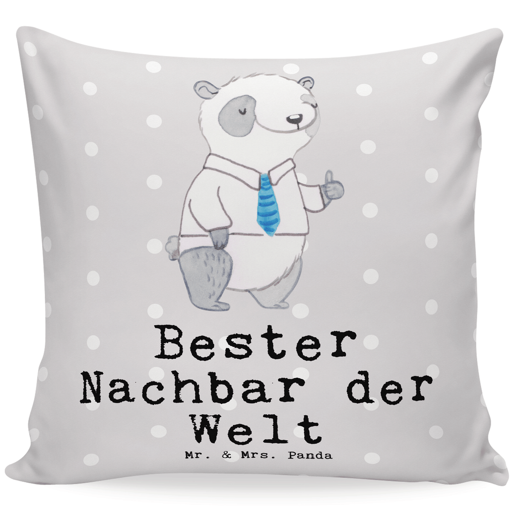 40x40 Kissen Panda Bester Nachbar der Welt Kissenhülle, Kopfkissen, Sofakissen, Dekokissen, Motivkissen, sofakissen, sitzkissen, Kissen, Kissenbezüge, Kissenbezug 40x40, Kissen 40x40, Kissenhülle 40x40, Zierkissen, Couchkissen, Dekokissen Sofa, Sofakissen 40x40, Dekokissen 40x40, Kopfkissen 40x40, Kissen 40x40 Waschbar, für, Dankeschön, Geschenk, Schenken, Geburtstag, Geburtstagsgeschenk, Geschenkidee, Danke, Bedanken, Mitbringsel, Freude machen, Geschenktipp, Nachbar, Nachbarn, Nachbarschaft, Freund, Angrenzer, Anwohner, Bewohner, Freundschaft