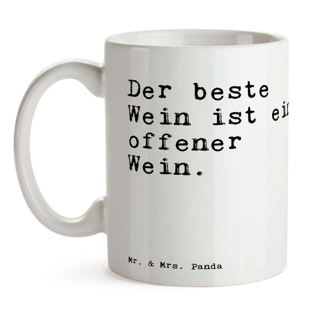 Tasse Sprüche und Zitate Der beste Wein ist ein offener Wein. Tasse, Kaffeetasse, Teetasse, Becher, Kaffeebecher, Teebecher, Keramiktasse, Porzellantasse, Büro Tasse, Geschenk Tasse, Tasse Sprüche, Tasse Motive, Kaffeetassen, Tasse bedrucken, Designer Tasse, Cappuccino Tassen, Schöne Teetassen, Spruch, Sprüche, lustige Sprüche, Weisheiten, Zitate, Spruch Geschenke, Spruch Sprüche Weisheiten Zitate Lustig Weisheit Worte