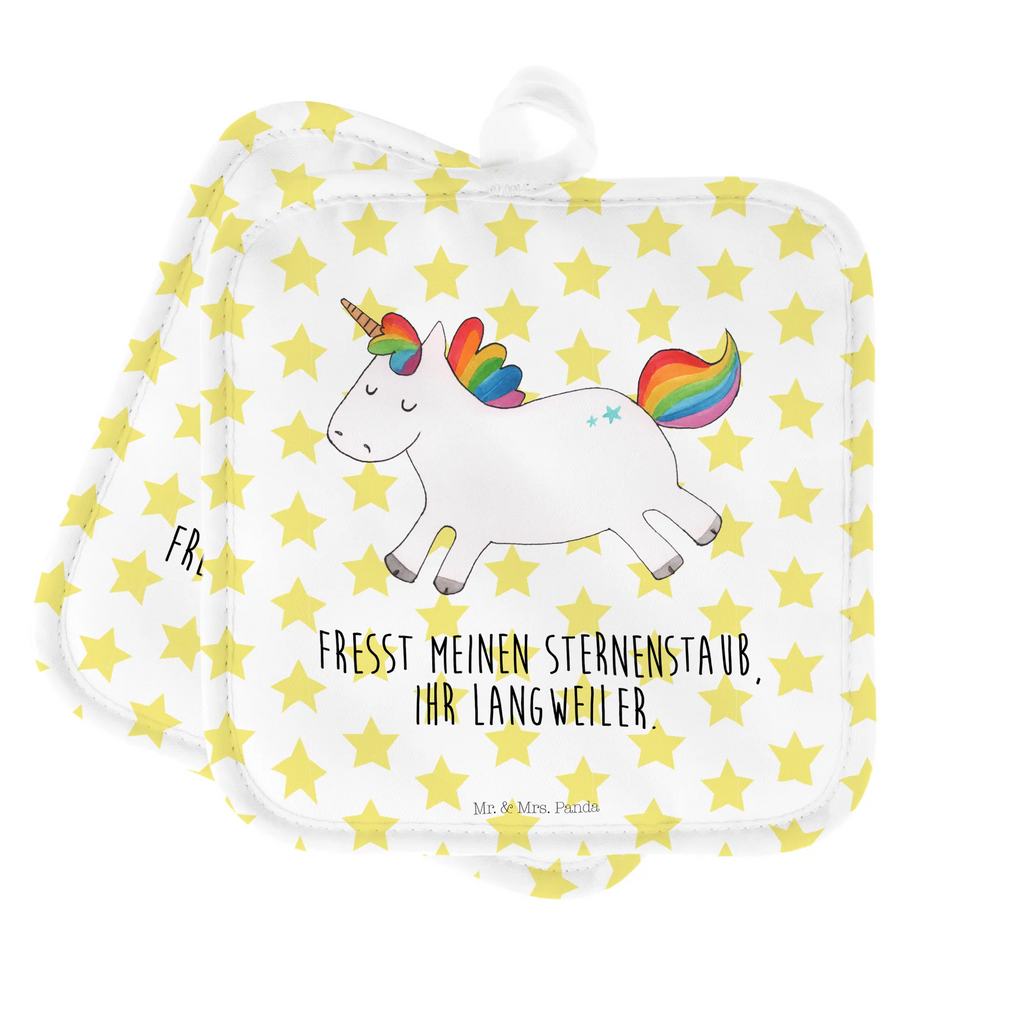 2er Set Topflappen  Einhorn Happy Topflappen, Topfuntersetzer, Ofenhandschuh, Topflappen Set, Topflappen lustig, Topflappen mit Spruch, Ofenhandschuhe, Topfhandschuhe, Topfhandschuh, Topflappenset, Topflappen 2er Set, Schöne Topflappen, Einhorn, Einhörner, Einhorn Deko, Pegasus, Unicorn, glücklich, fröhlich, Spaß, Freude, Lebensfreude, witzig, spannend, Lächeln, Lachen