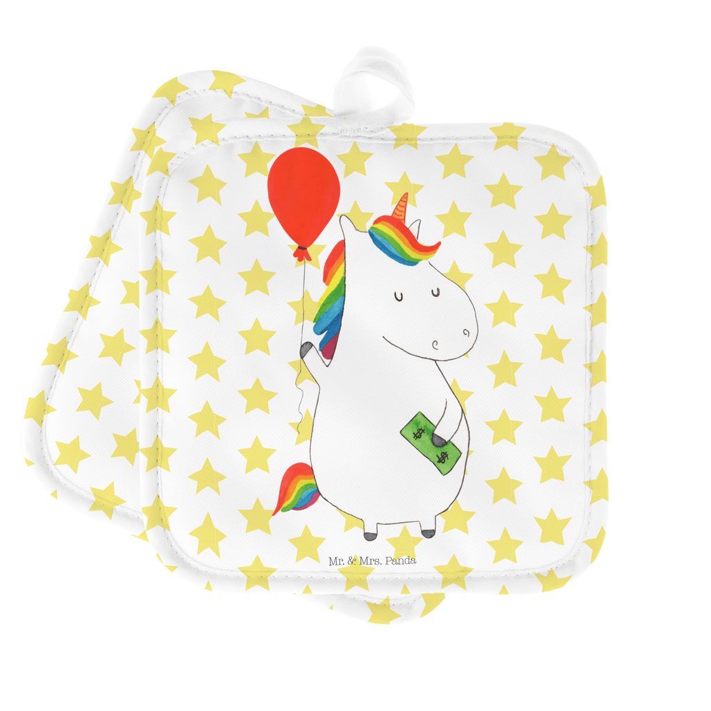 2er Set Topflappen  Einhorn Luftballon Topflappen, Topfuntersetzer, Ofenhandschuh, Topflappen Set, Topflappen lustig, Topflappen mit Spruch, Ofenhandschuhe, Topfhandschuhe, Topfhandschuh, Topflappenset, Topflappen 2er Set, Schöne Topflappen, Einhorn, Einhörner, Einhorn Deko, Pegasus, Unicorn, Luftballon, Geld, Lebenslust, Freude, Geschenk, Freundin